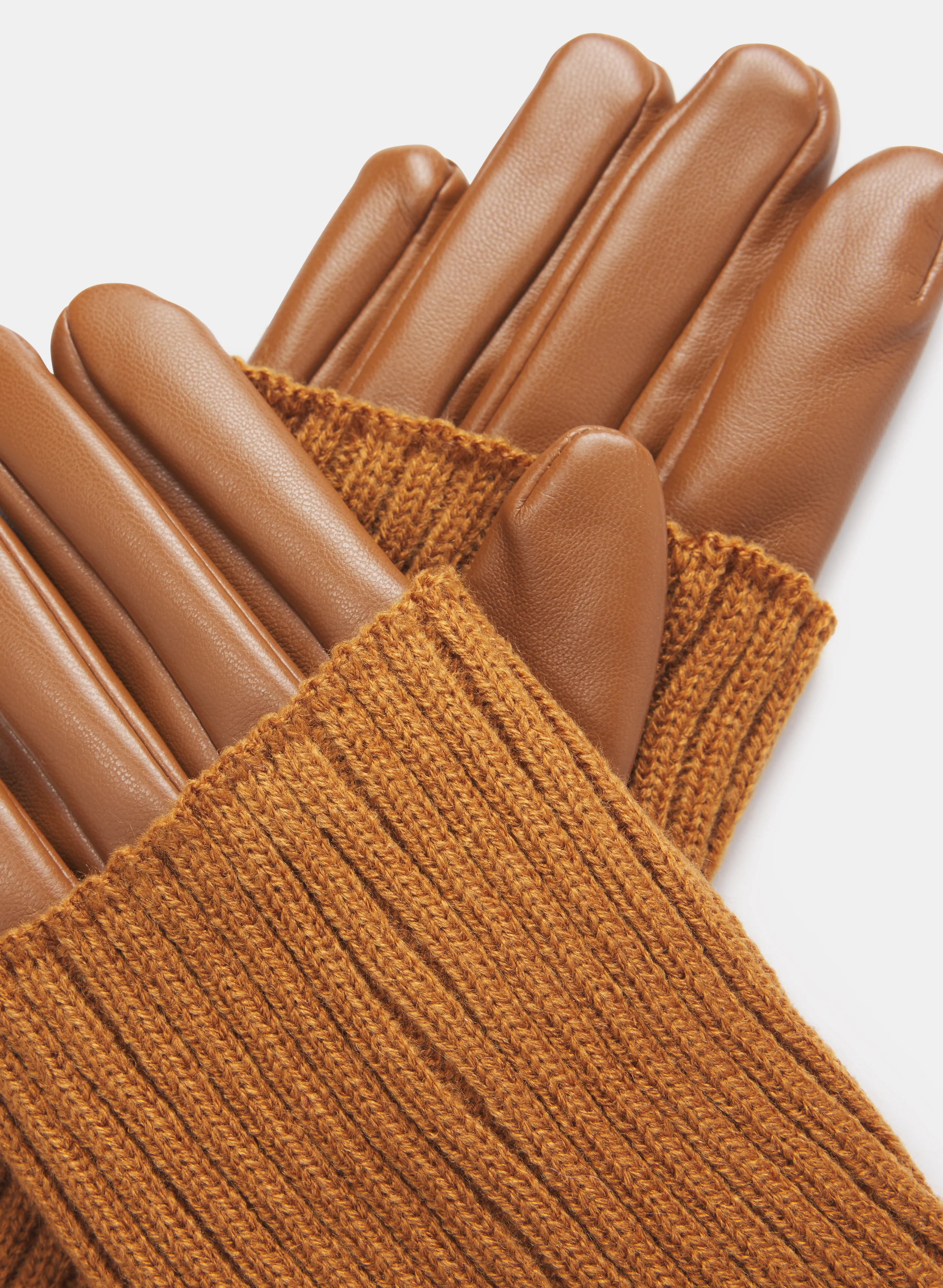 Knit Overlay Gloves - Image 2