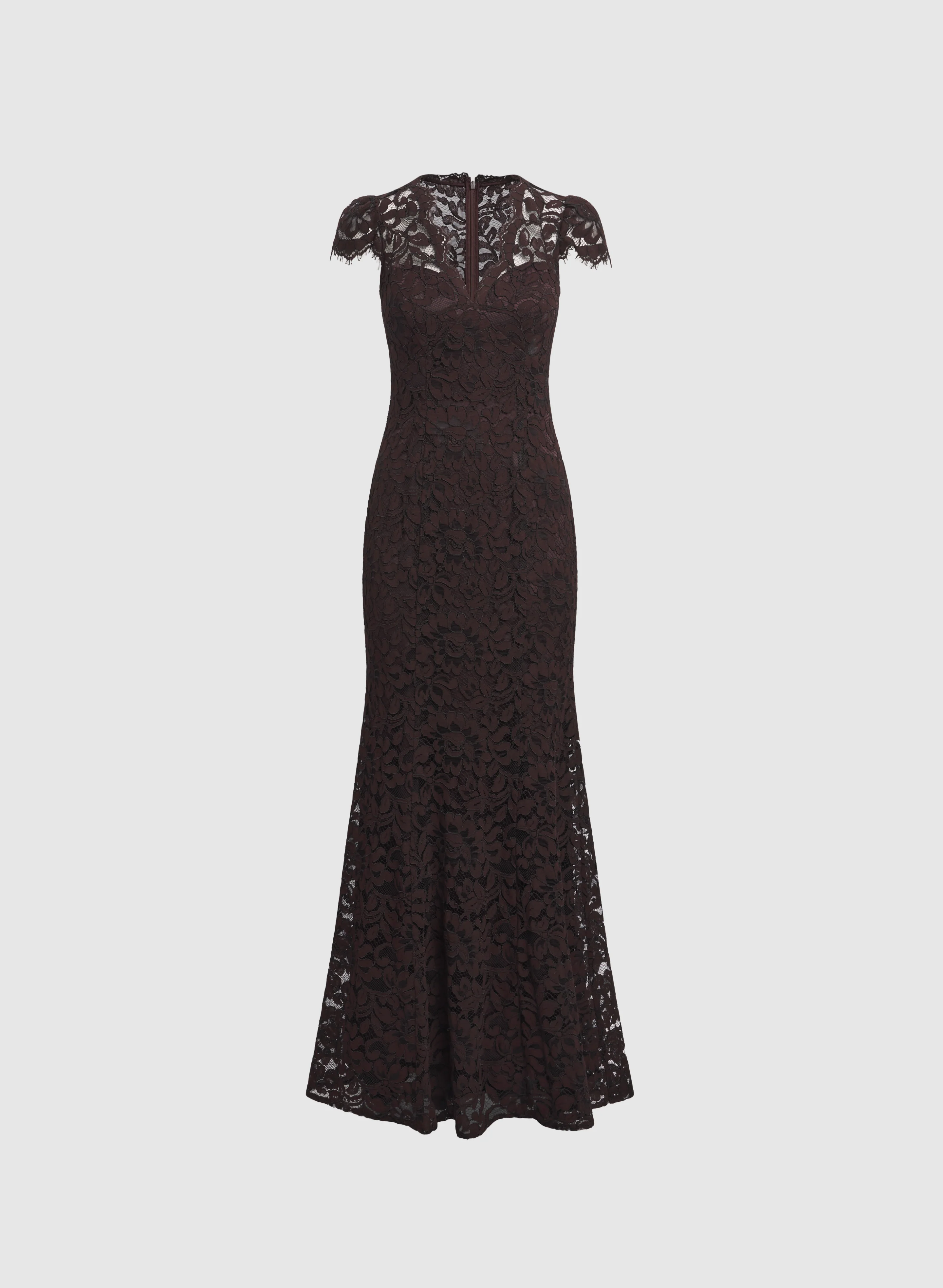 Lace Cap Sleeve Dress - Image 6
