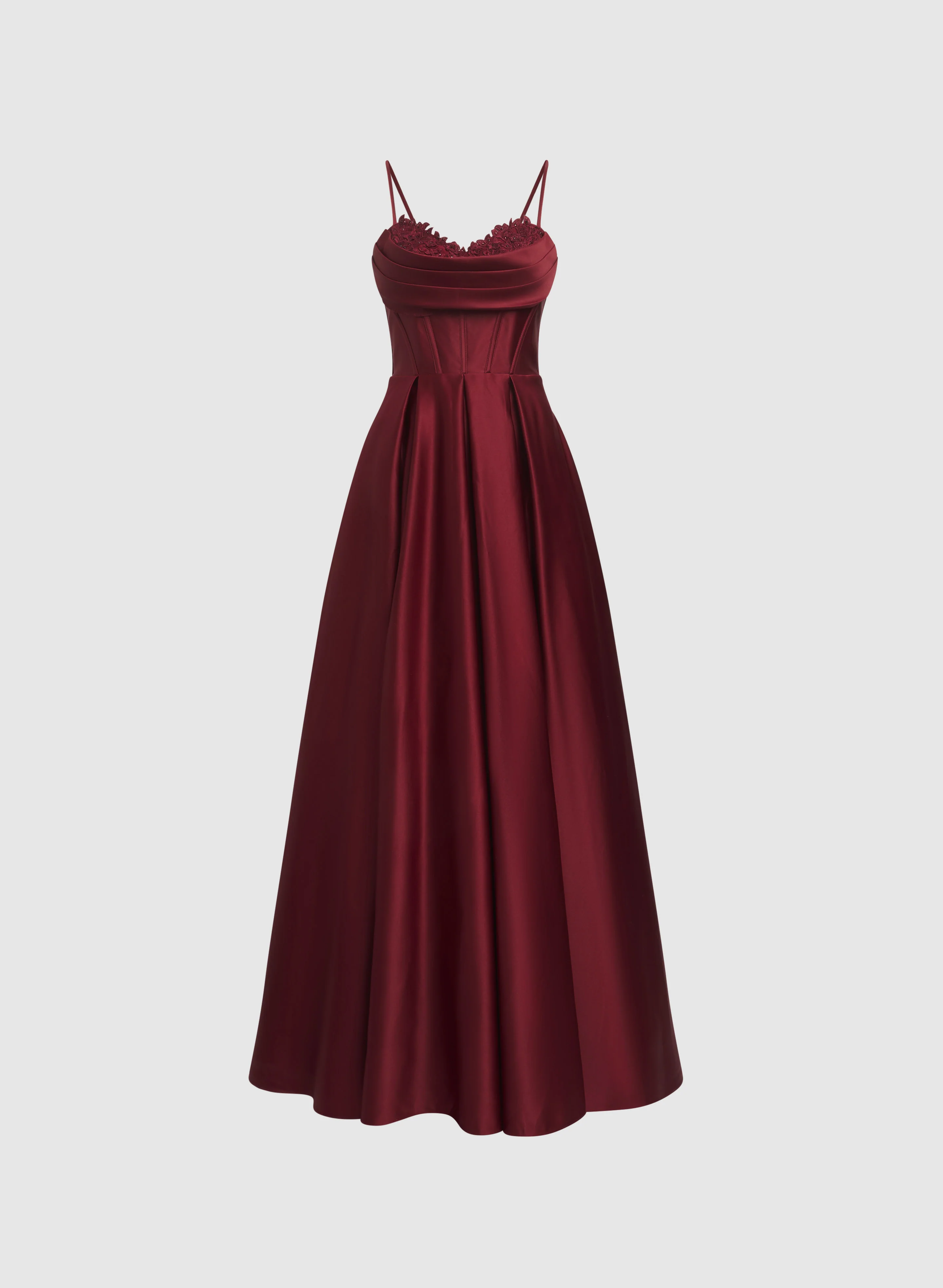 Lace Corset Satin Gown - Image 6