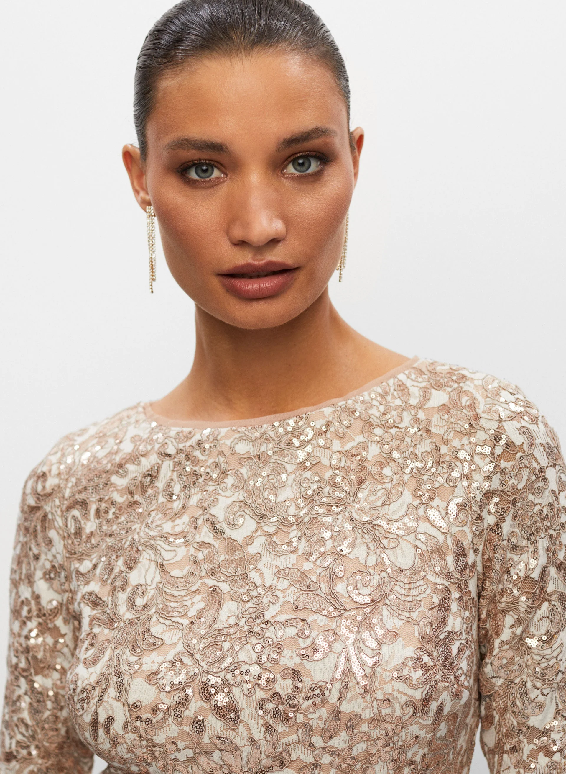 Lace Detail Dress - Image 2