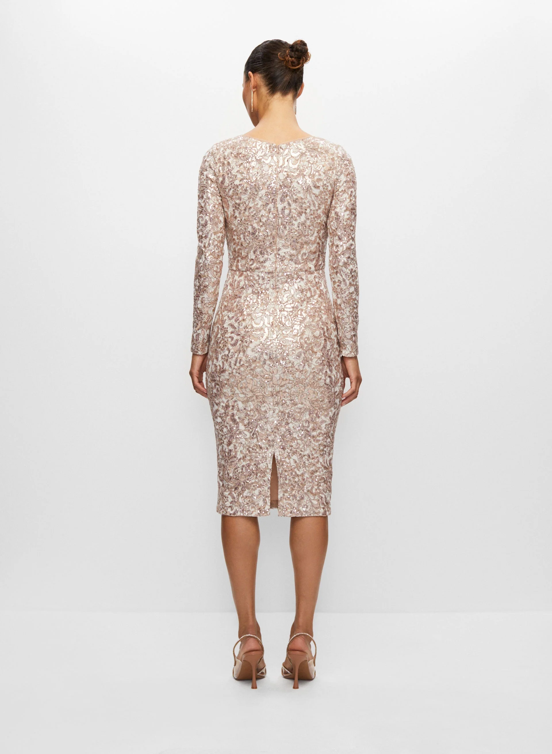 Lace Detail Dress - Image 4
