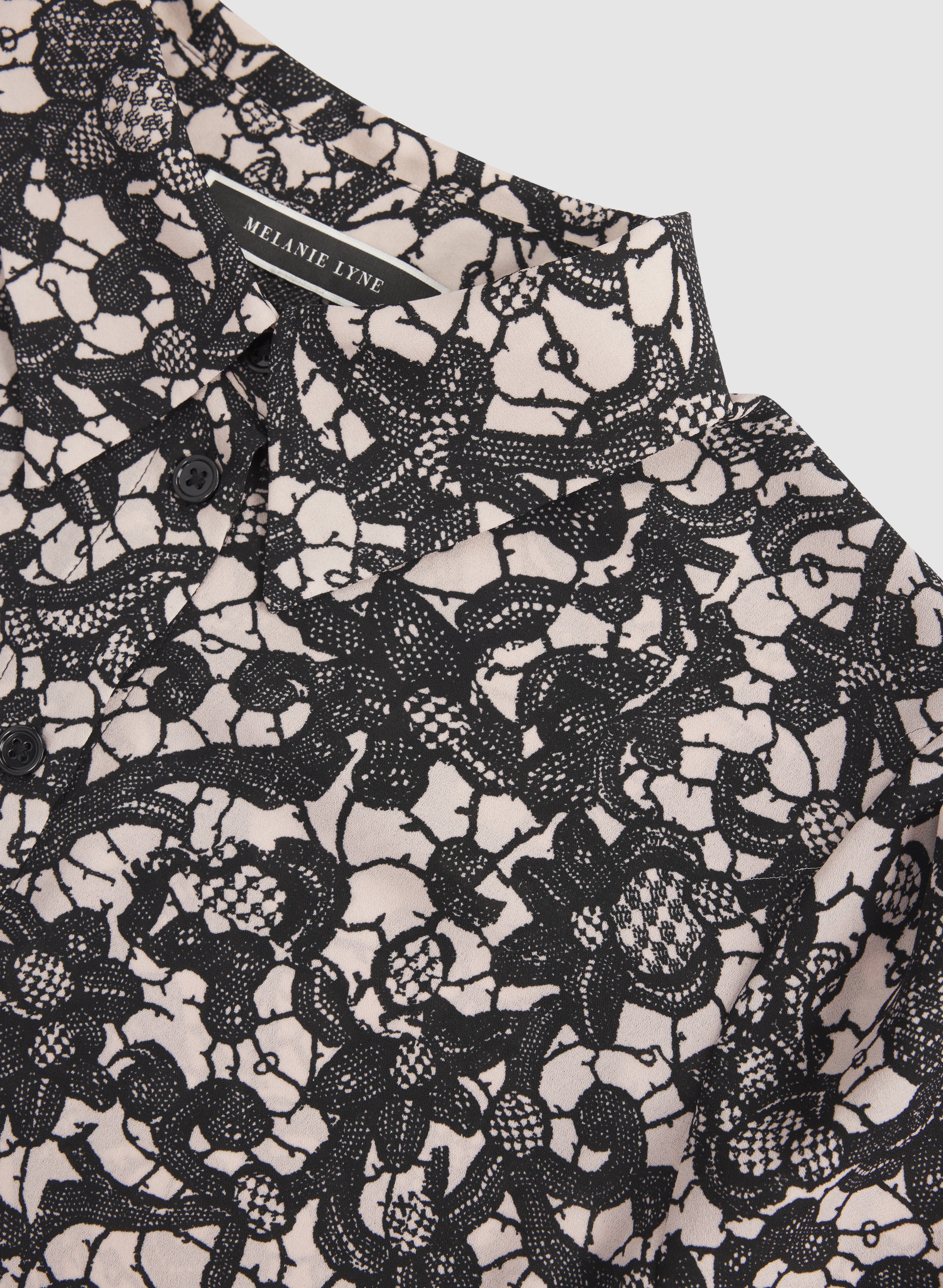Lace Print Blouse - Image 7