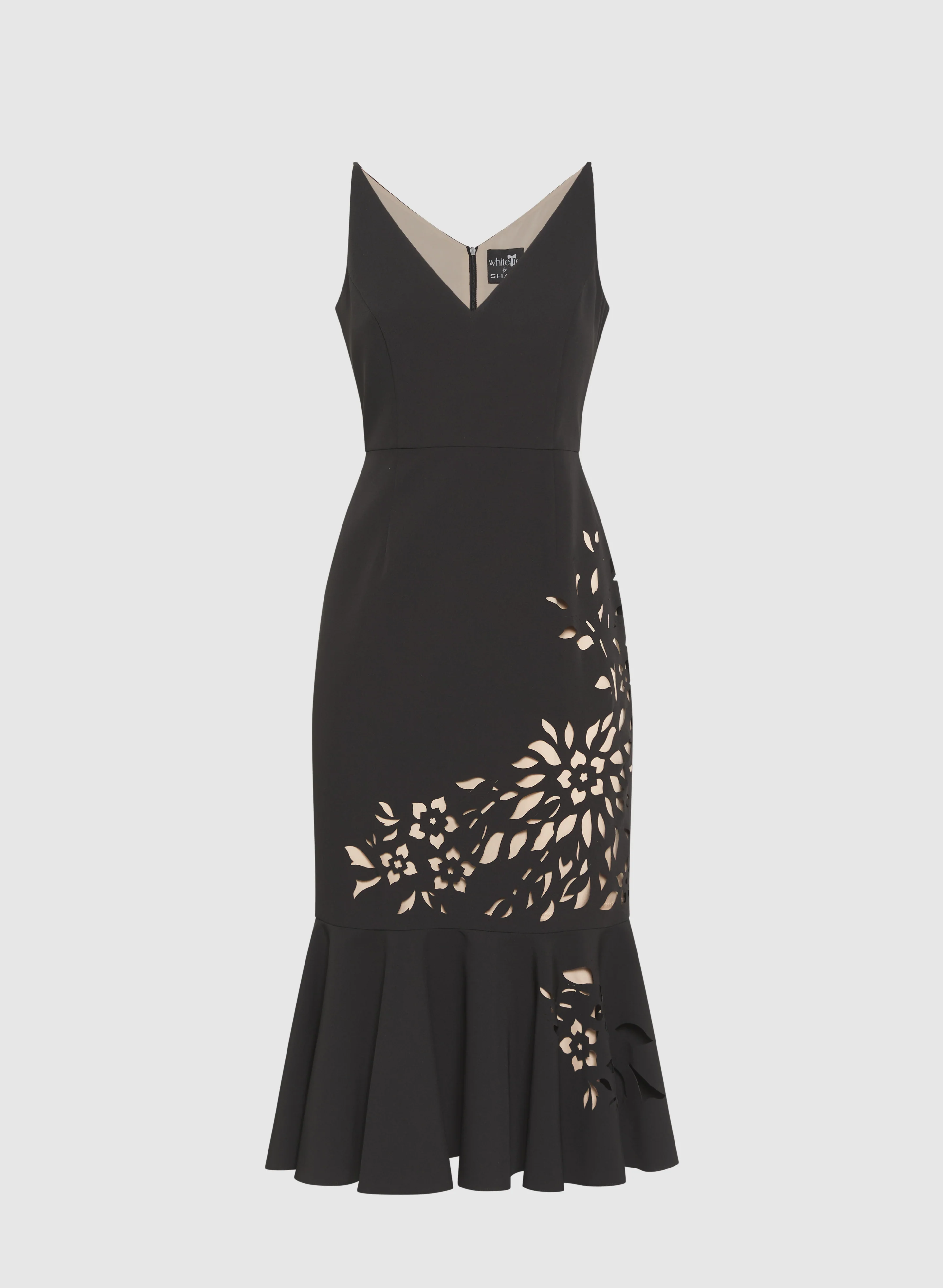 Laser-Cut Floral Dress - Image 6