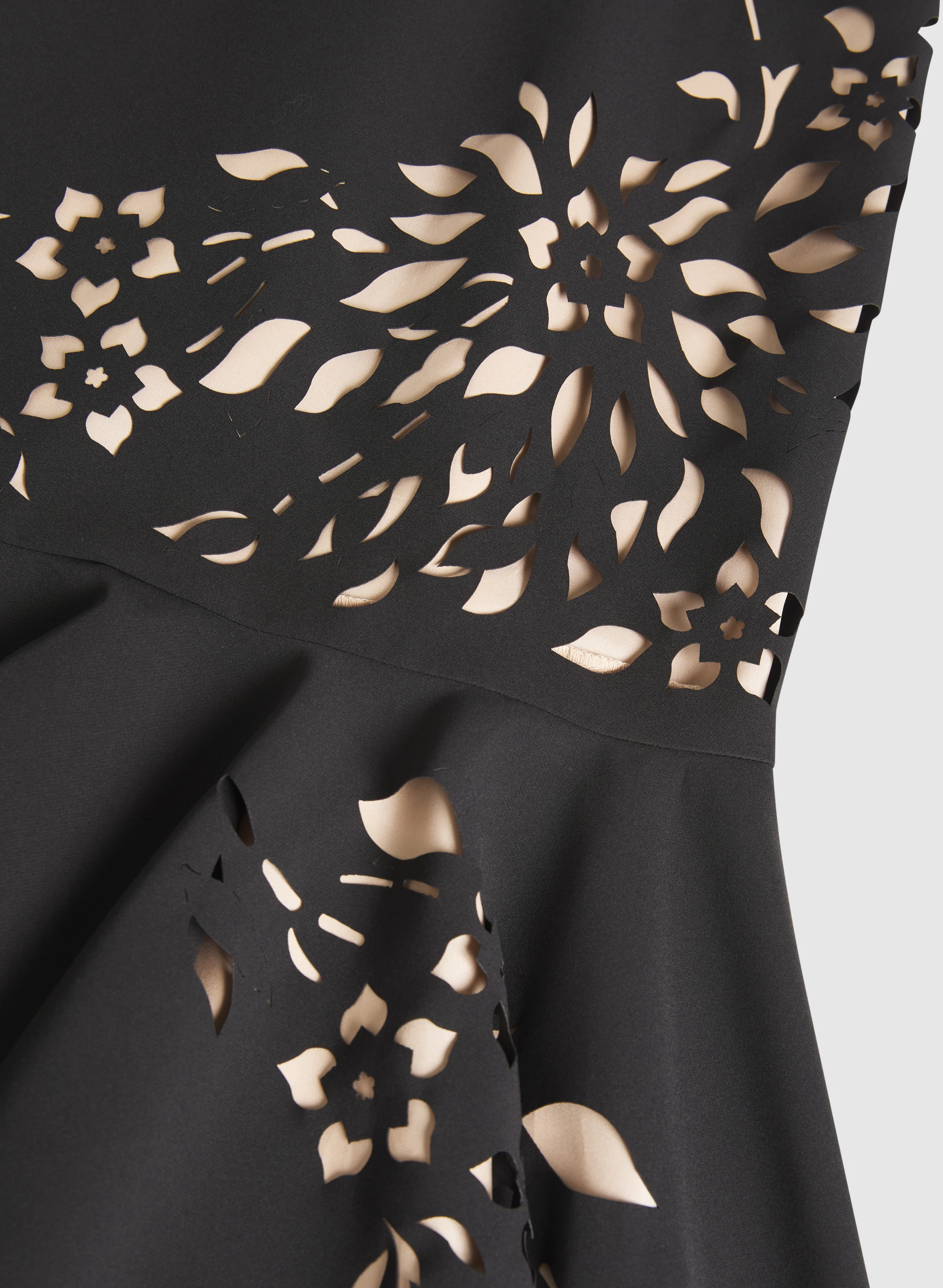 Laser-Cut Floral Dress - Image 7