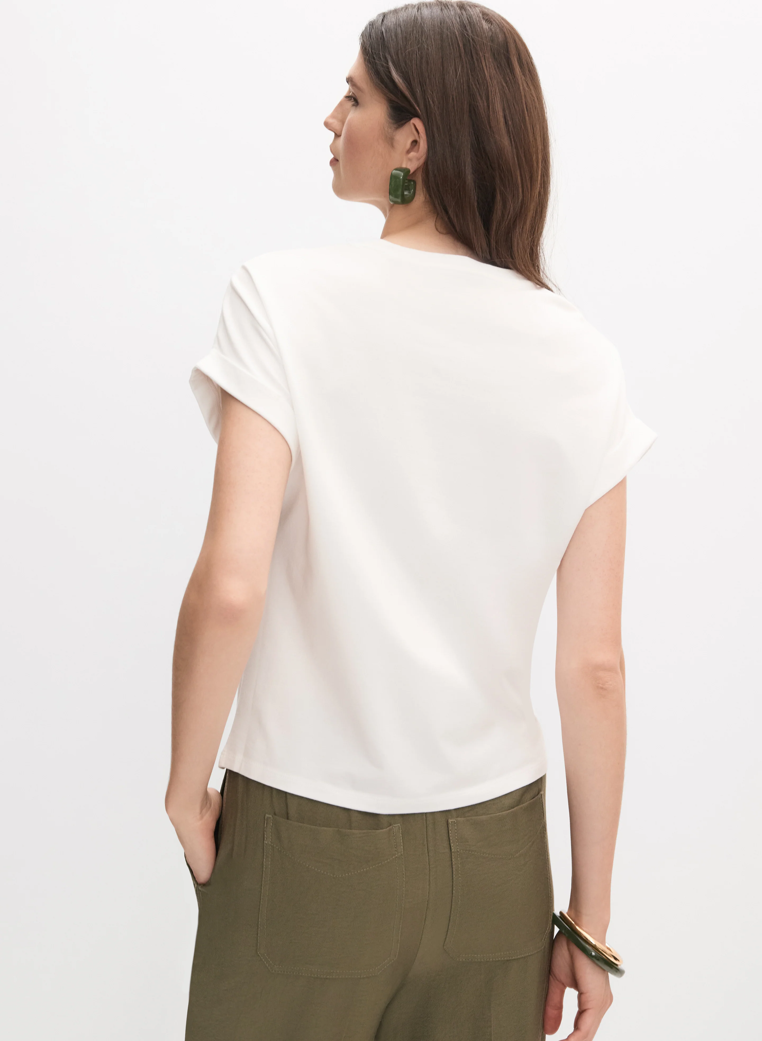 Lily Print T-Shirt - Image 4