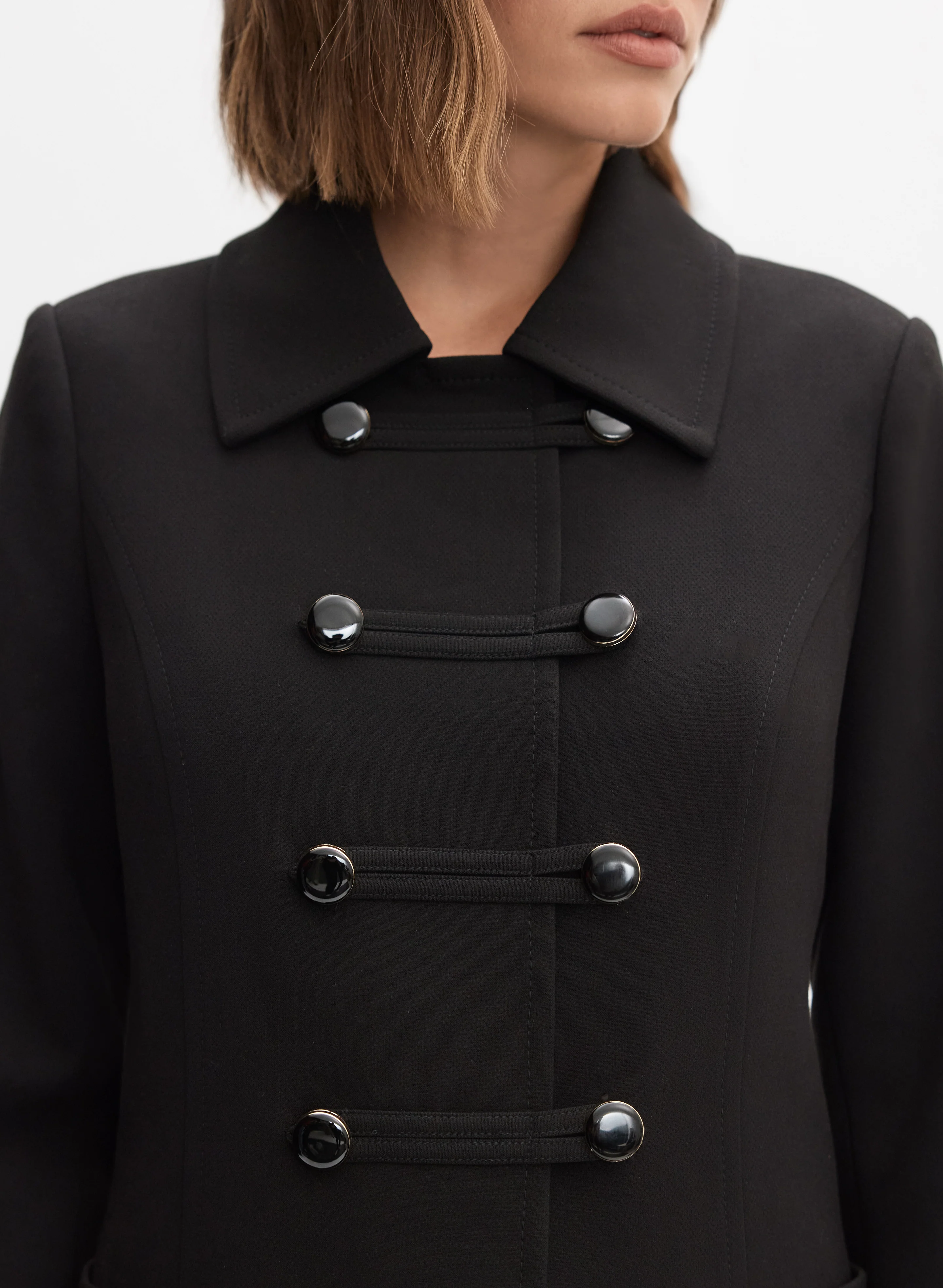 Long Button-Down Coat - Image 3