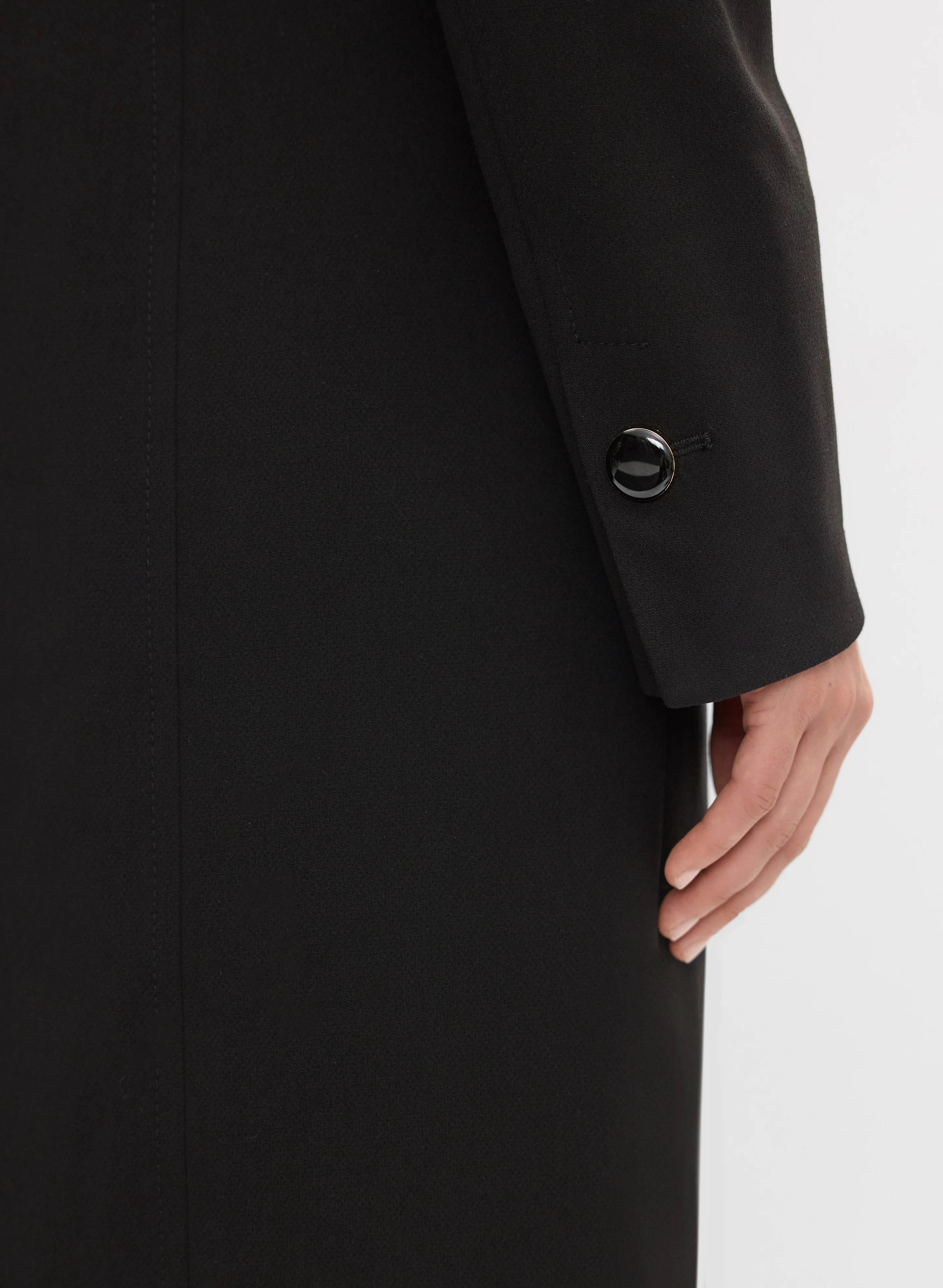 Long Button-Down Coat - Image 7