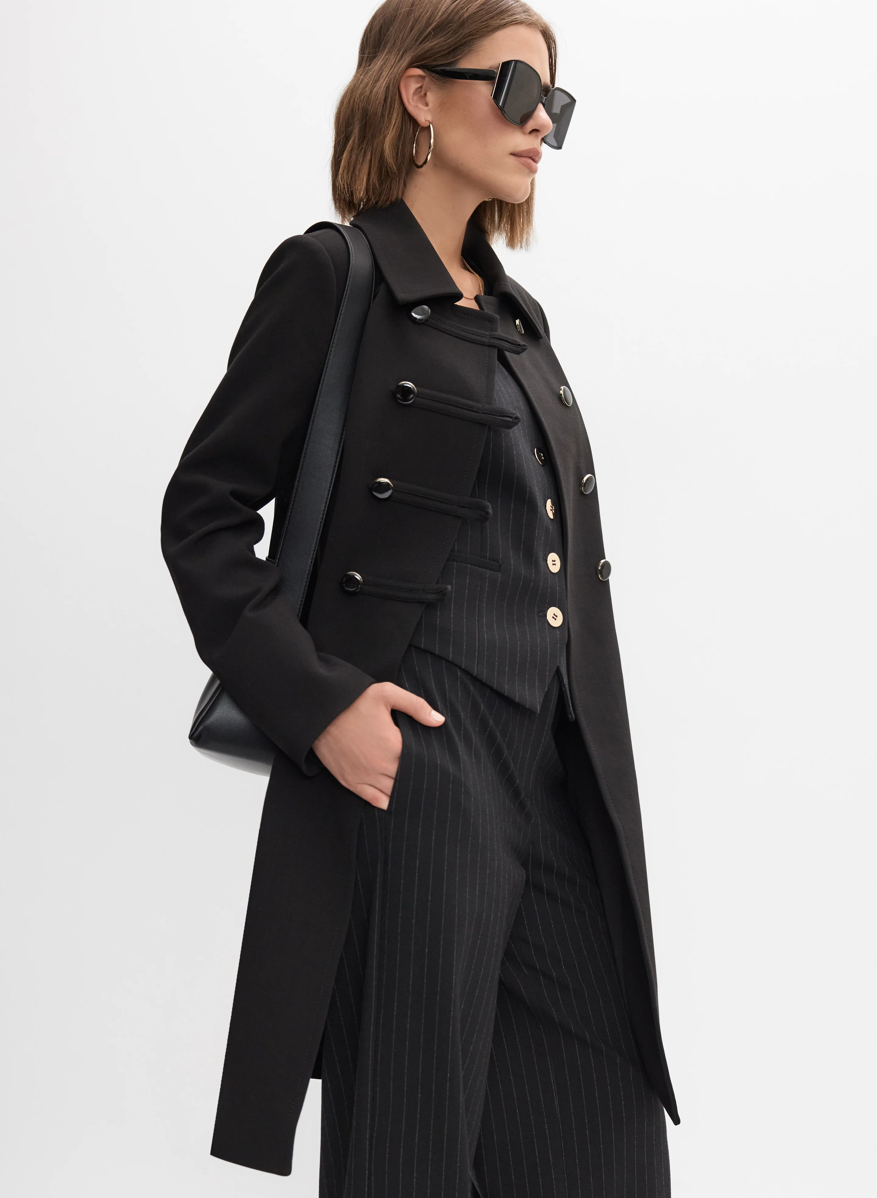 Long Button-Down Coat - Image 8