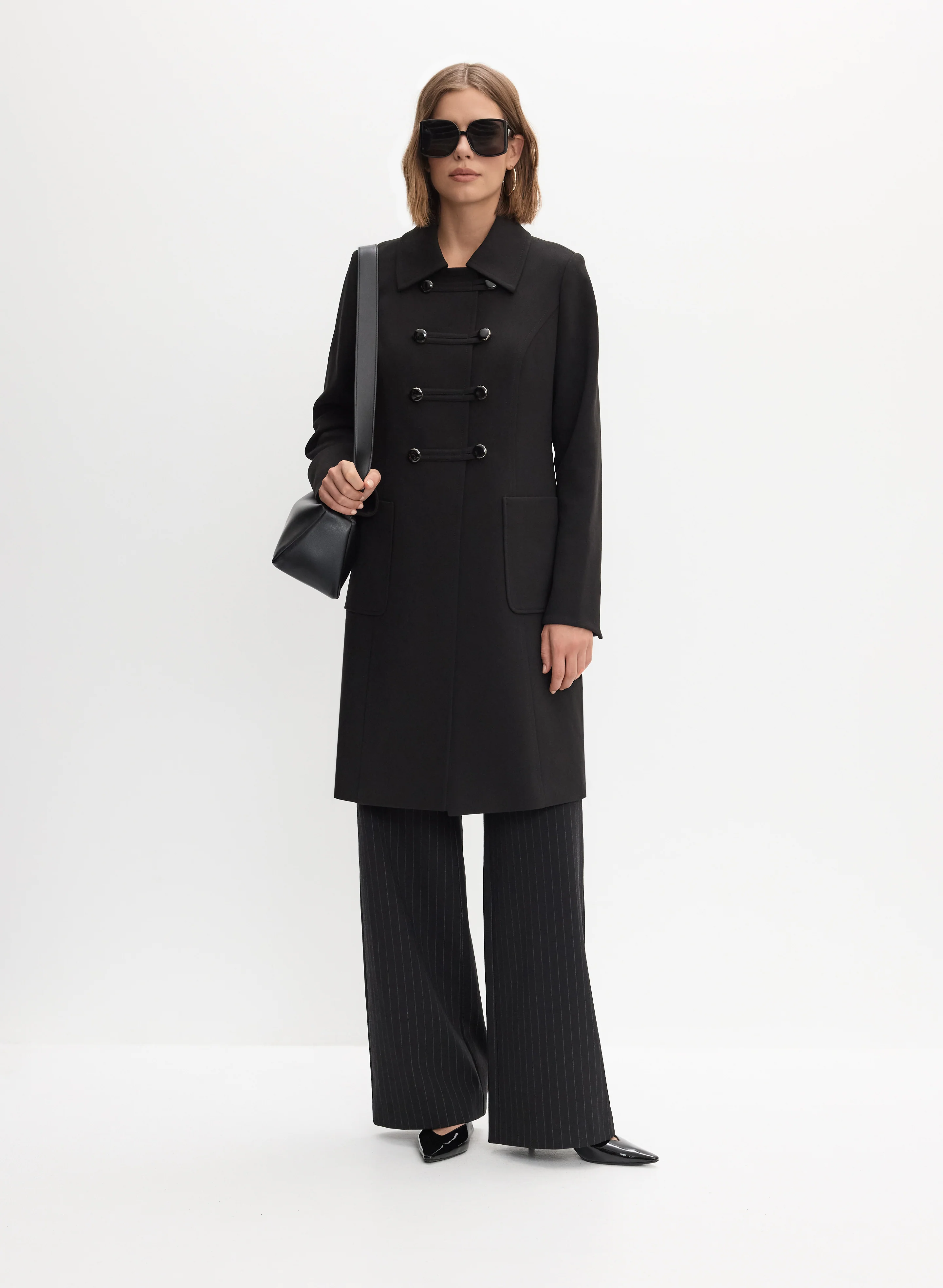 Long Button-Down Coat - Image 9