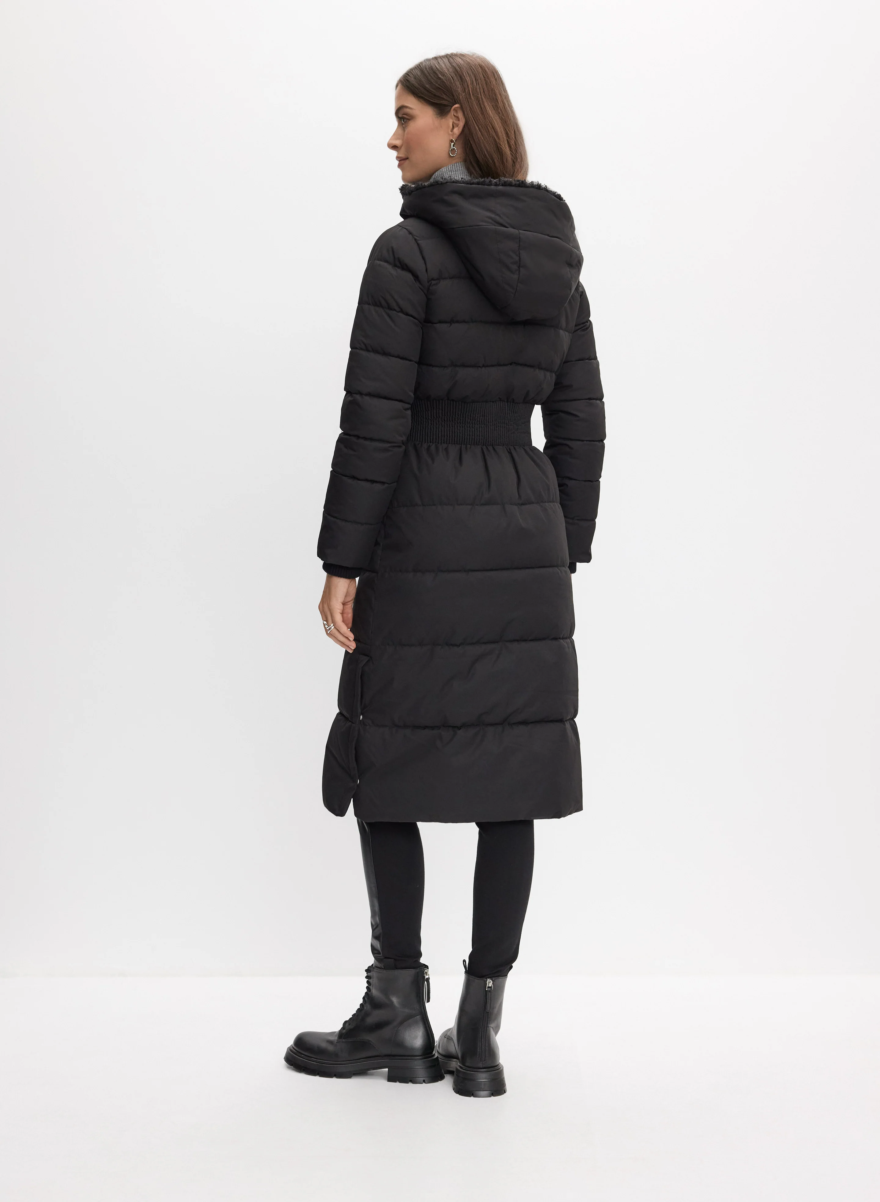 Long Puffer Coat - Image 4