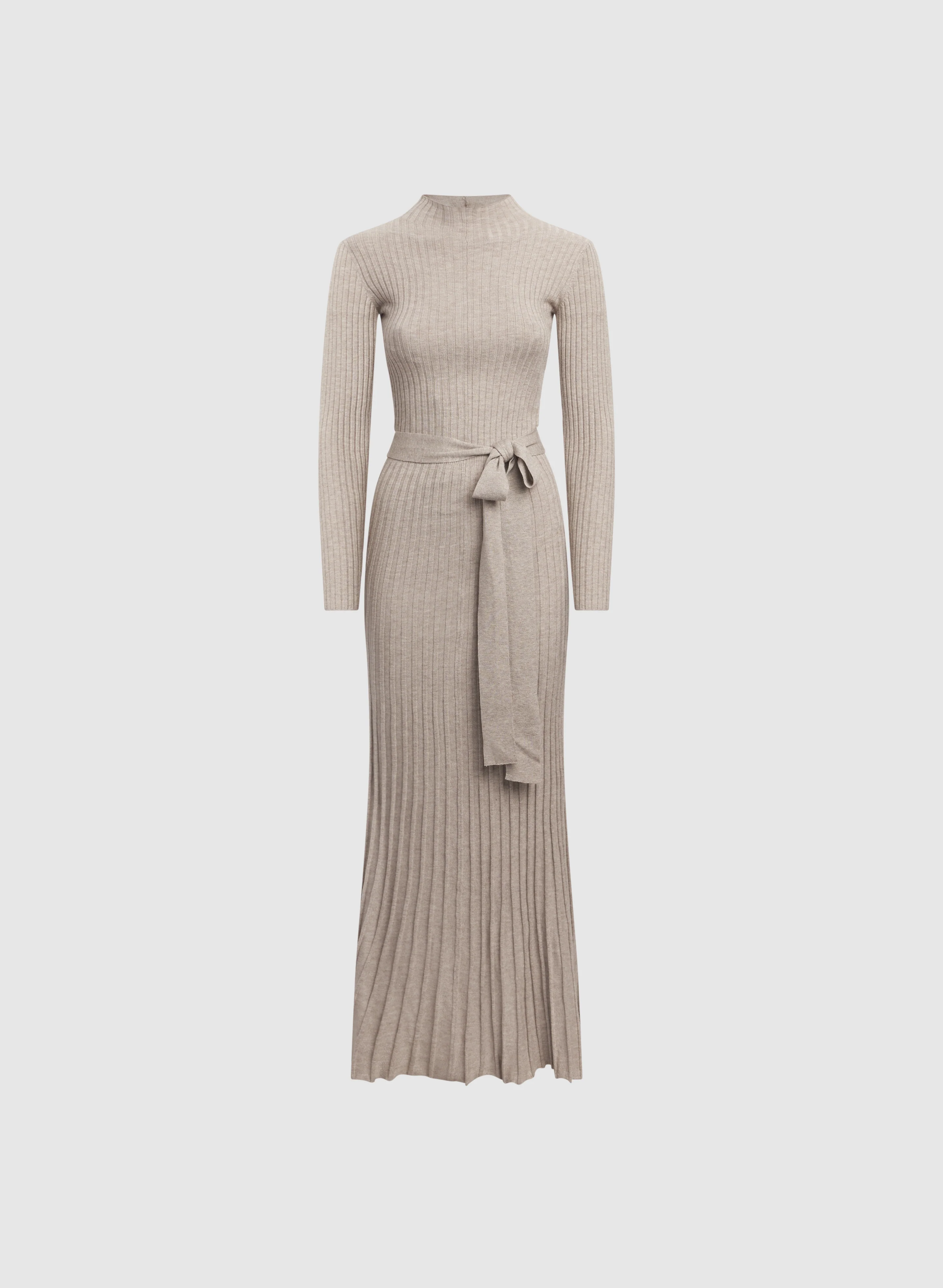 Long Rib Knit Dress - Image 6