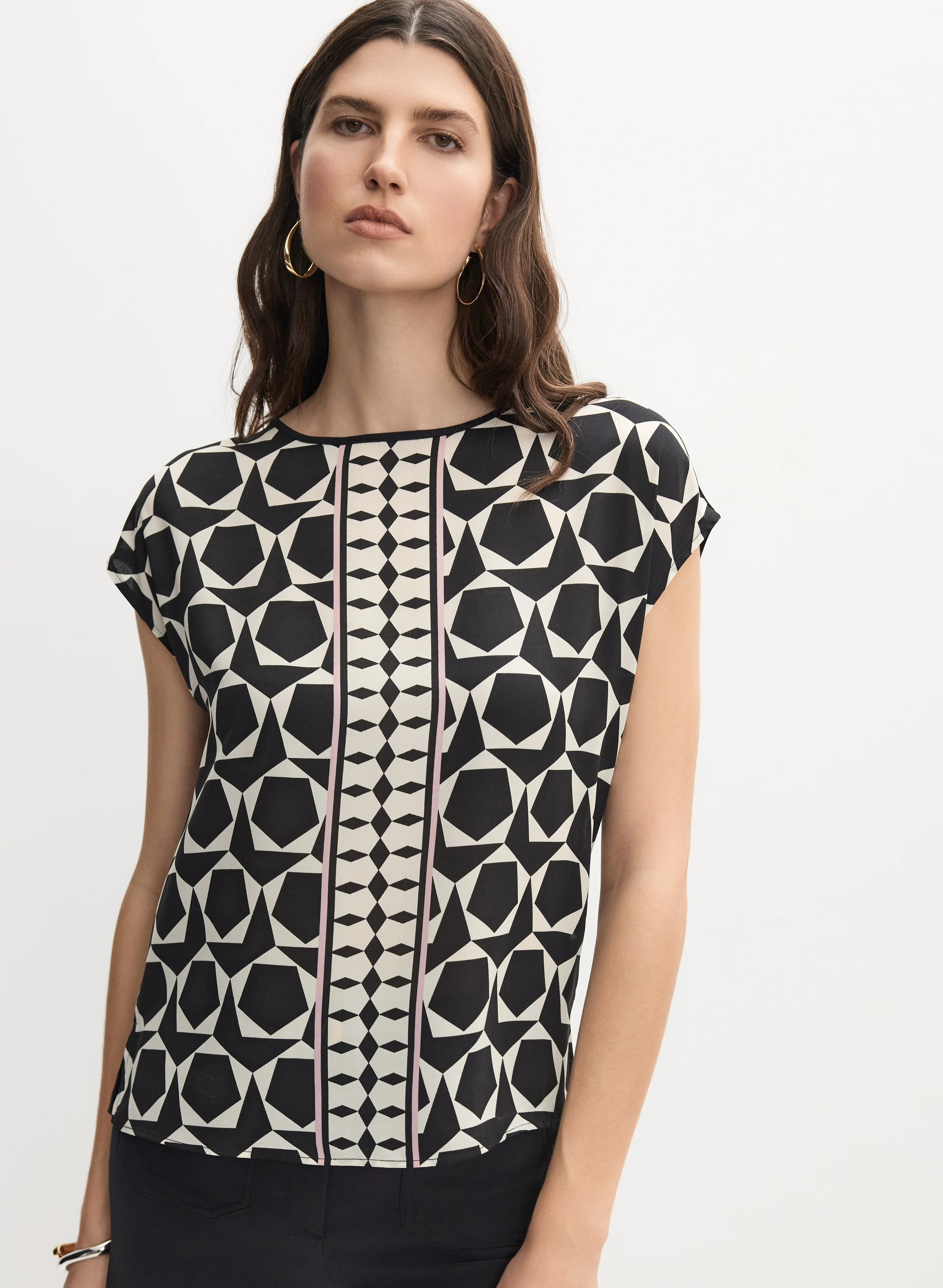 Mixed Print Top - Image 2