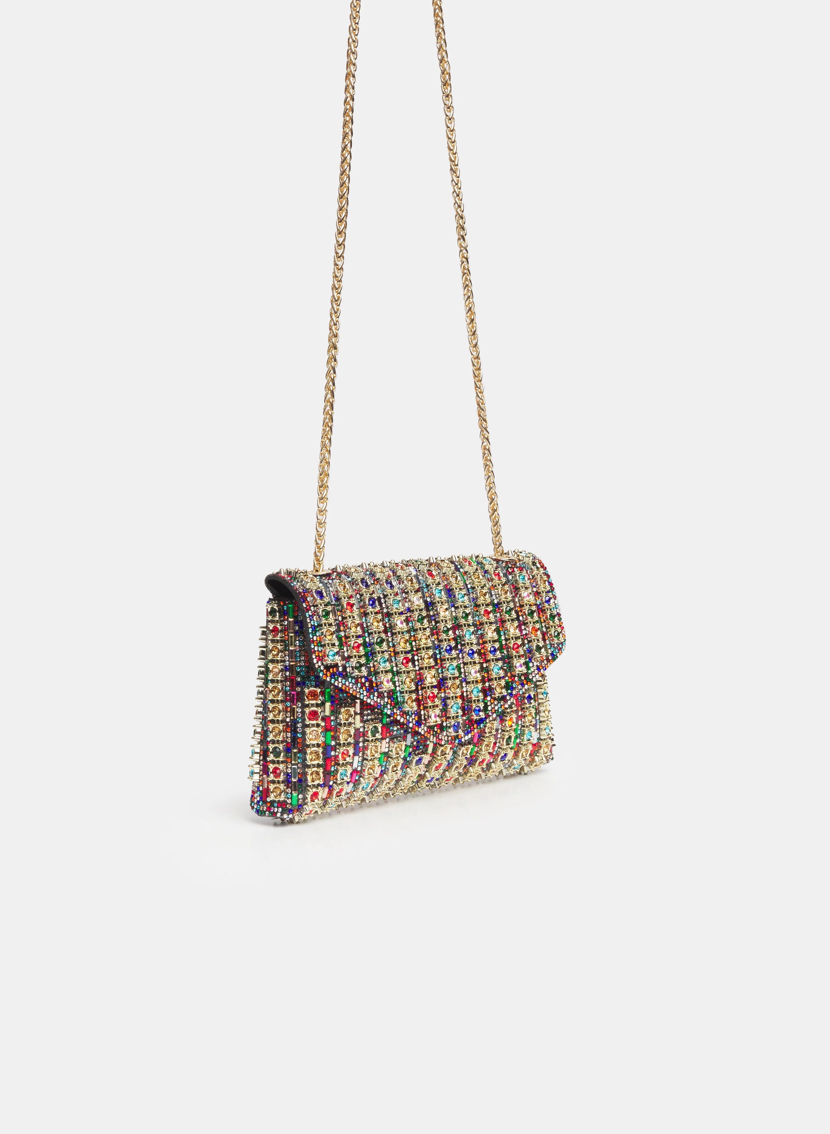 Multicolour Stone Clutch - Image 3