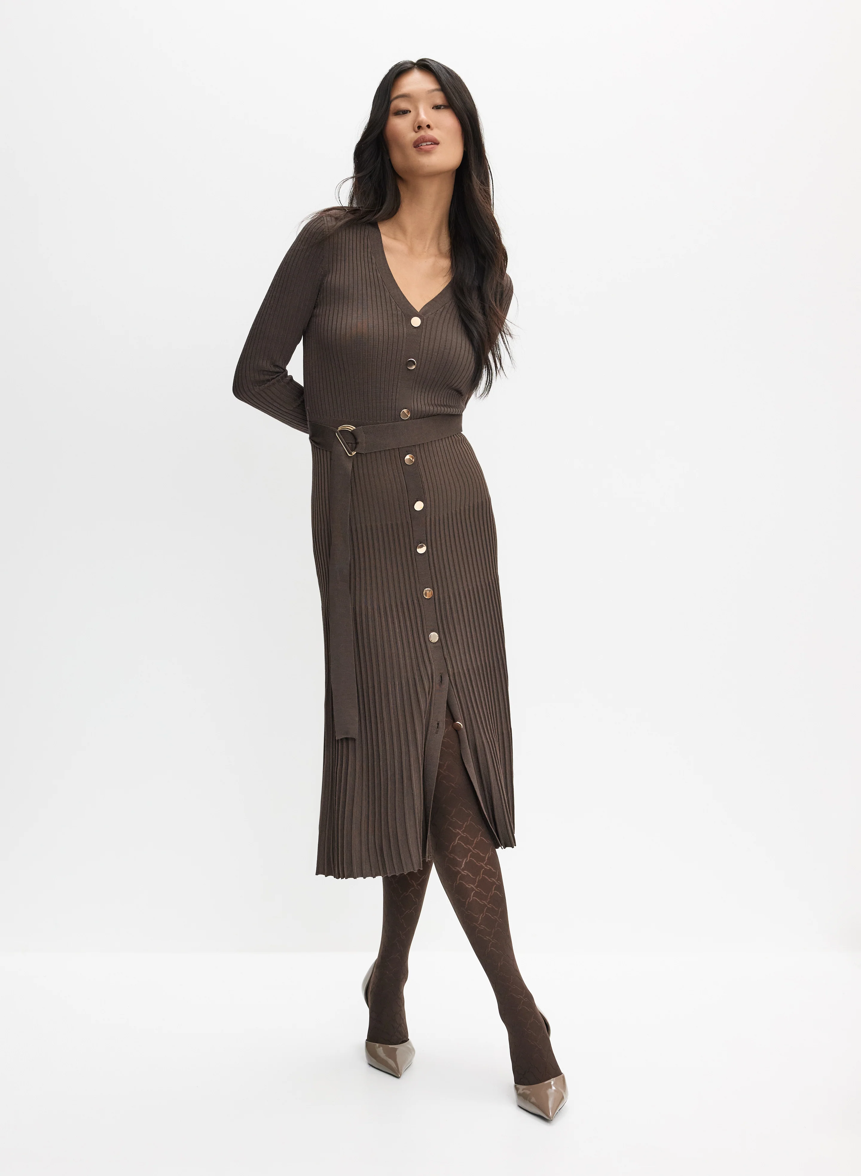 Mura - Twisted Chain Link Motif Tights - Image 3
