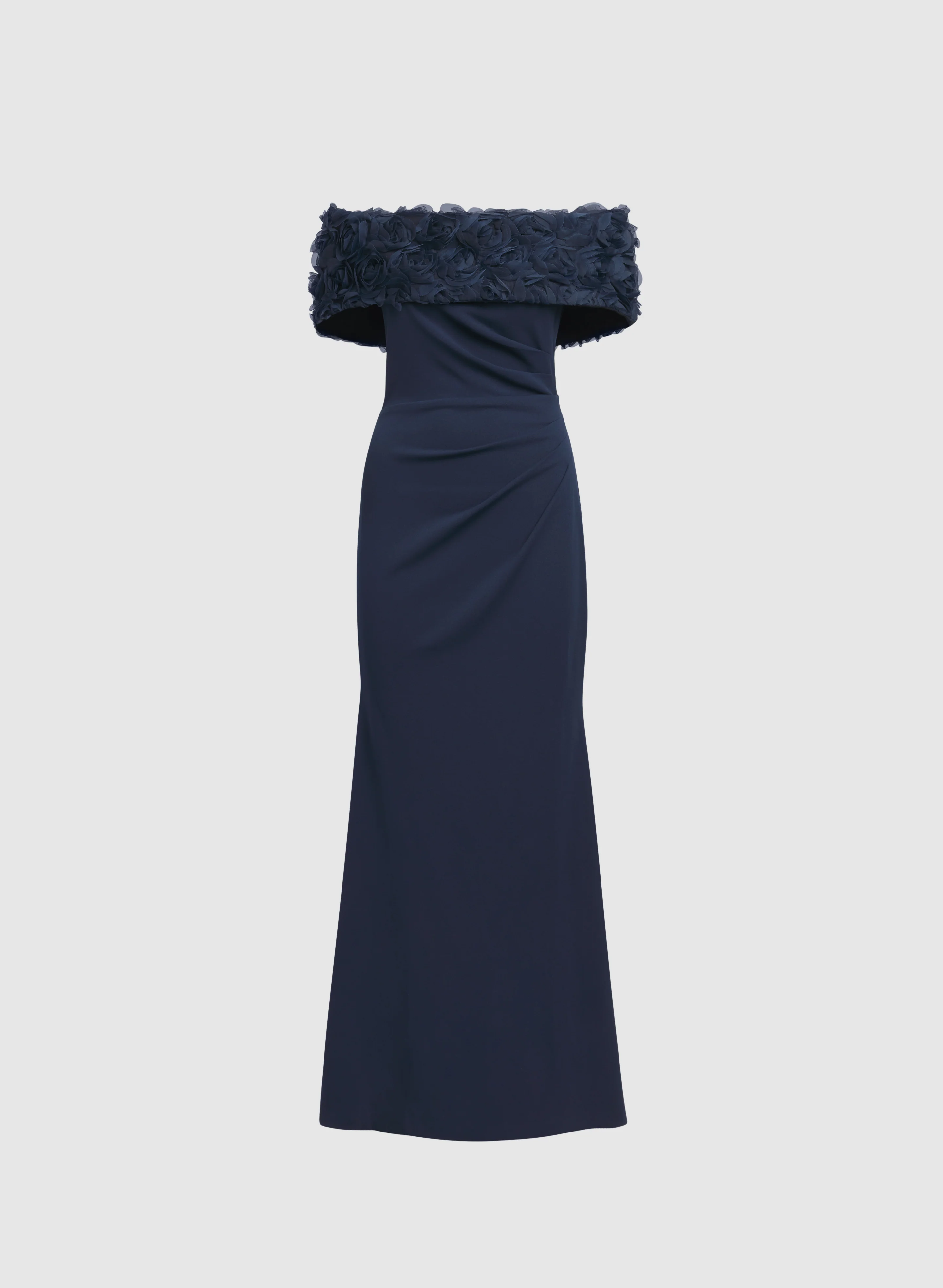 Off-The-Shoulder Crepe Dress - Image 6