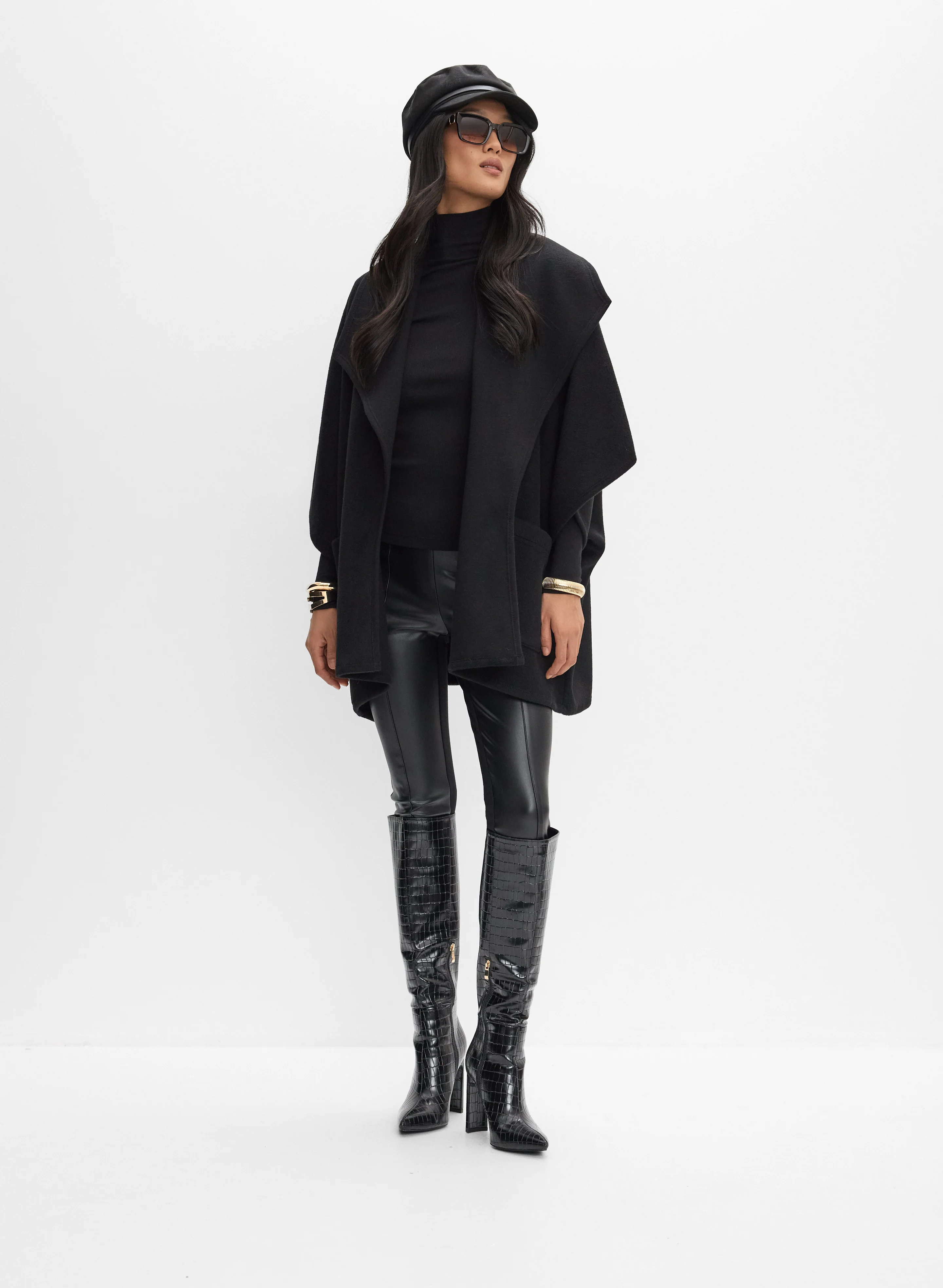 Open Front Poncho - Image 3