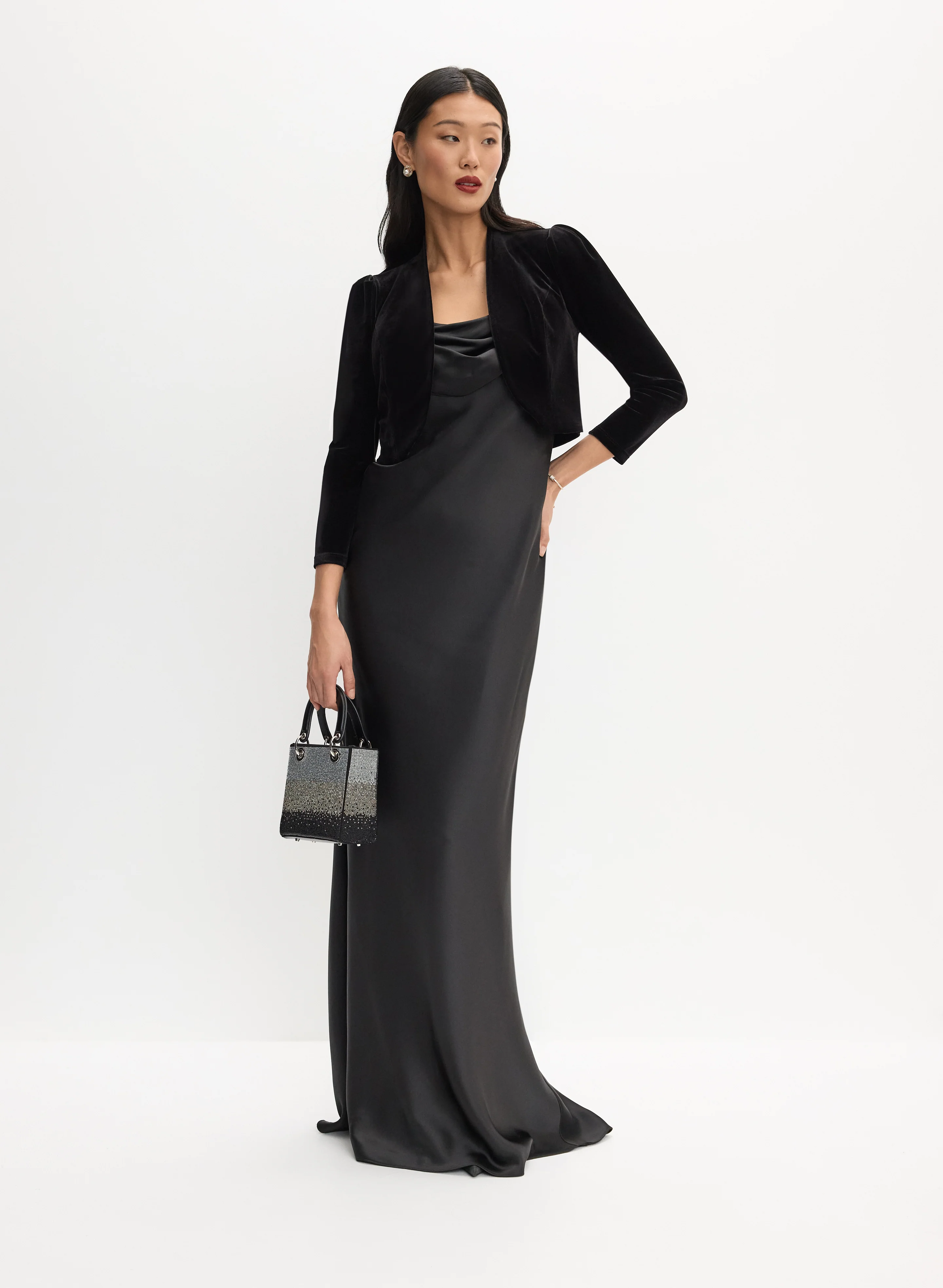 Open Velvet Bolero - Image 3