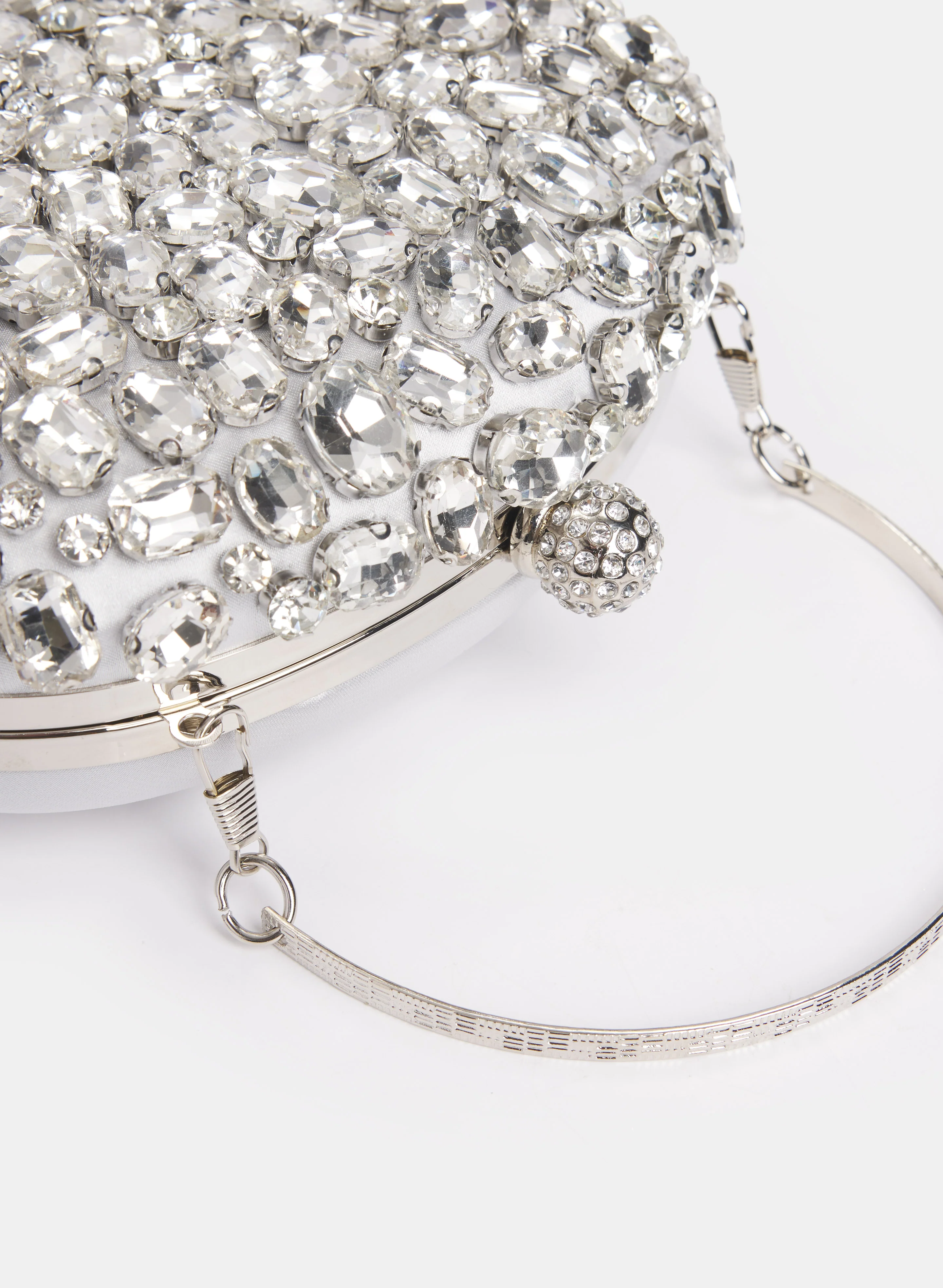 Oval Crystal Box Clutch - Image 4
