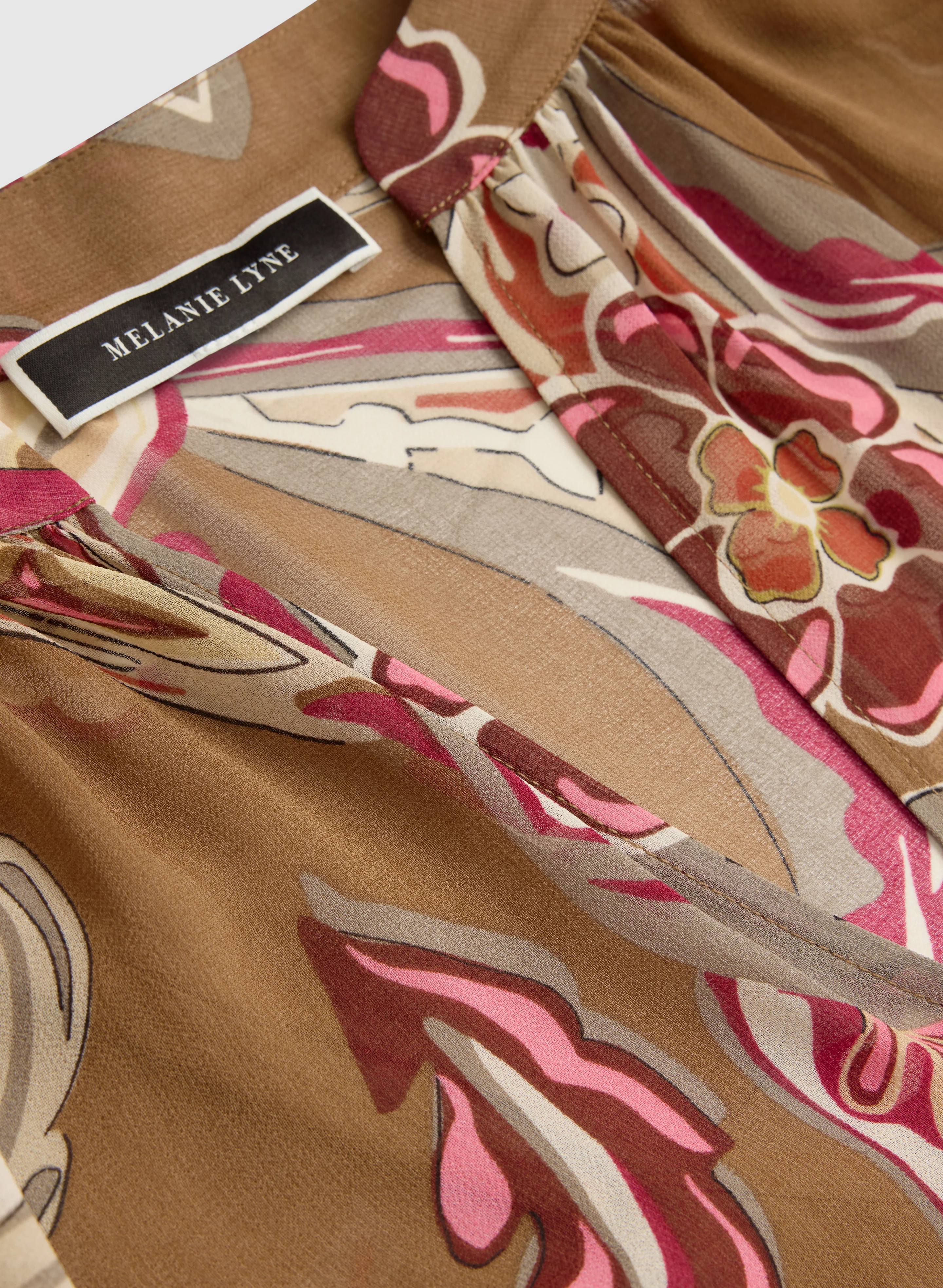 Paisley Print Chiffon Blouse - Image 7