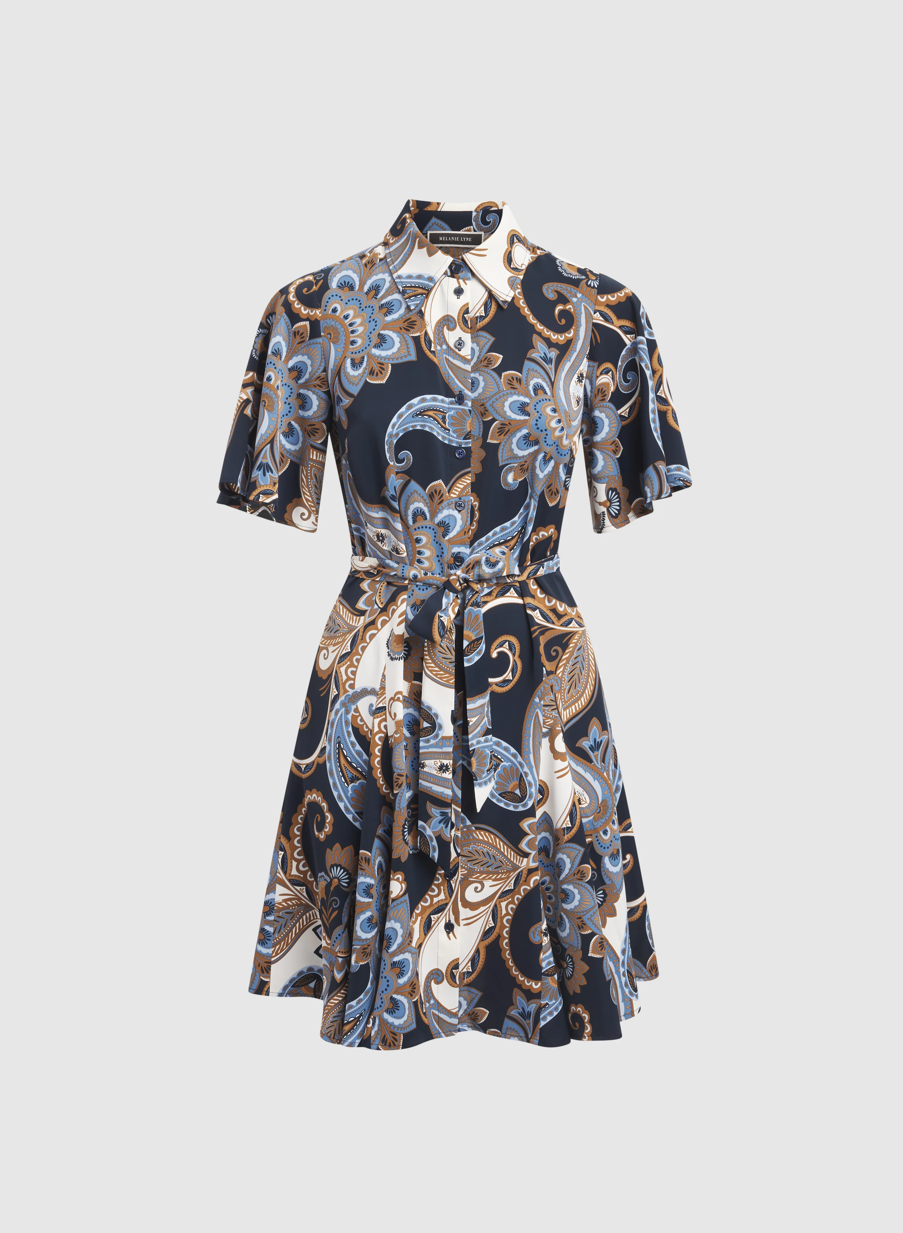 Paisley Shirt Dress - Image 5