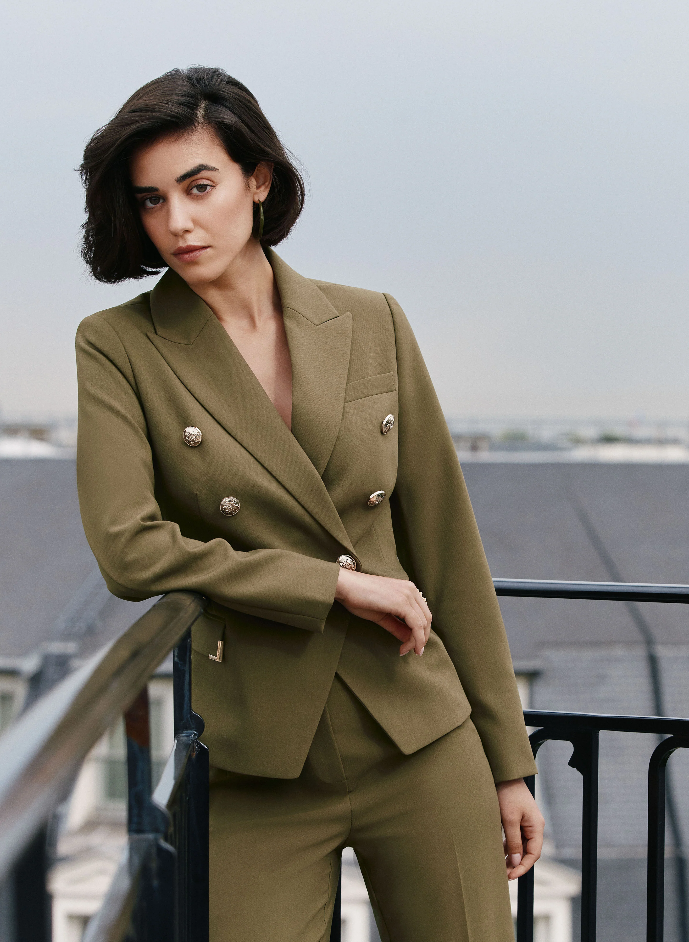 Peaked Lapel Blazer - Image 3