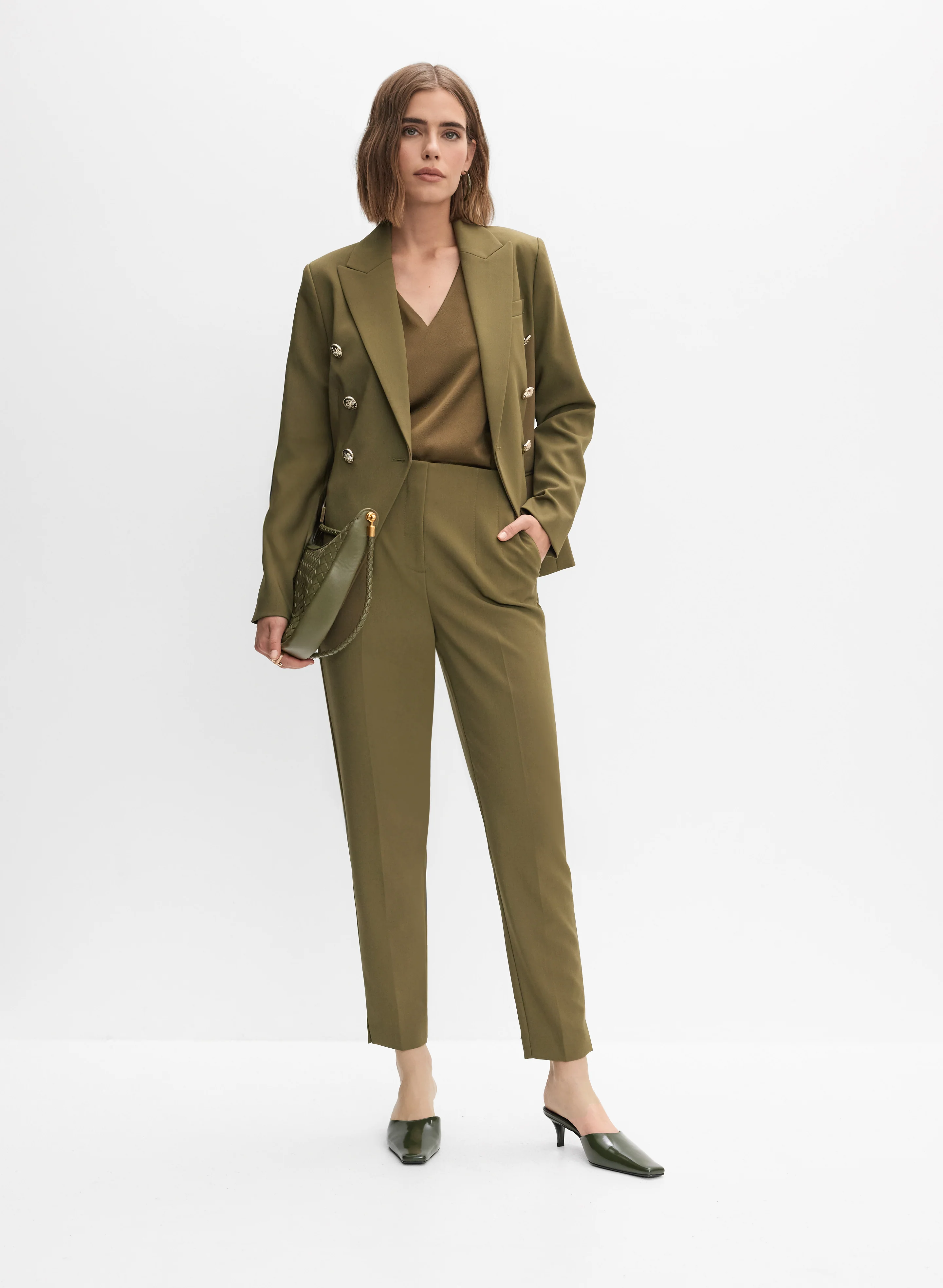 Peaked Lapel Blazer - Image 4