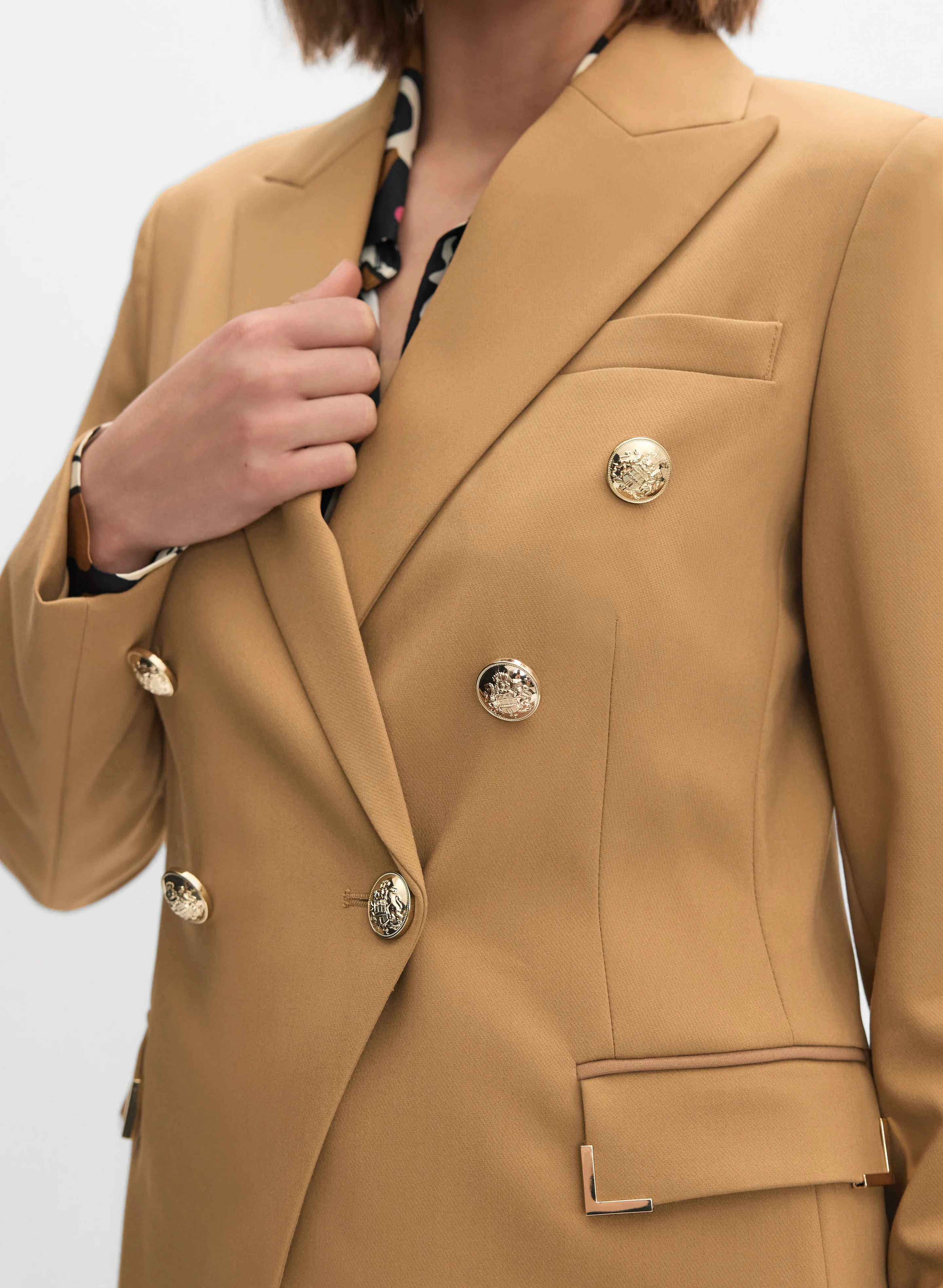 Peaked Lapel Blazer - Image 3