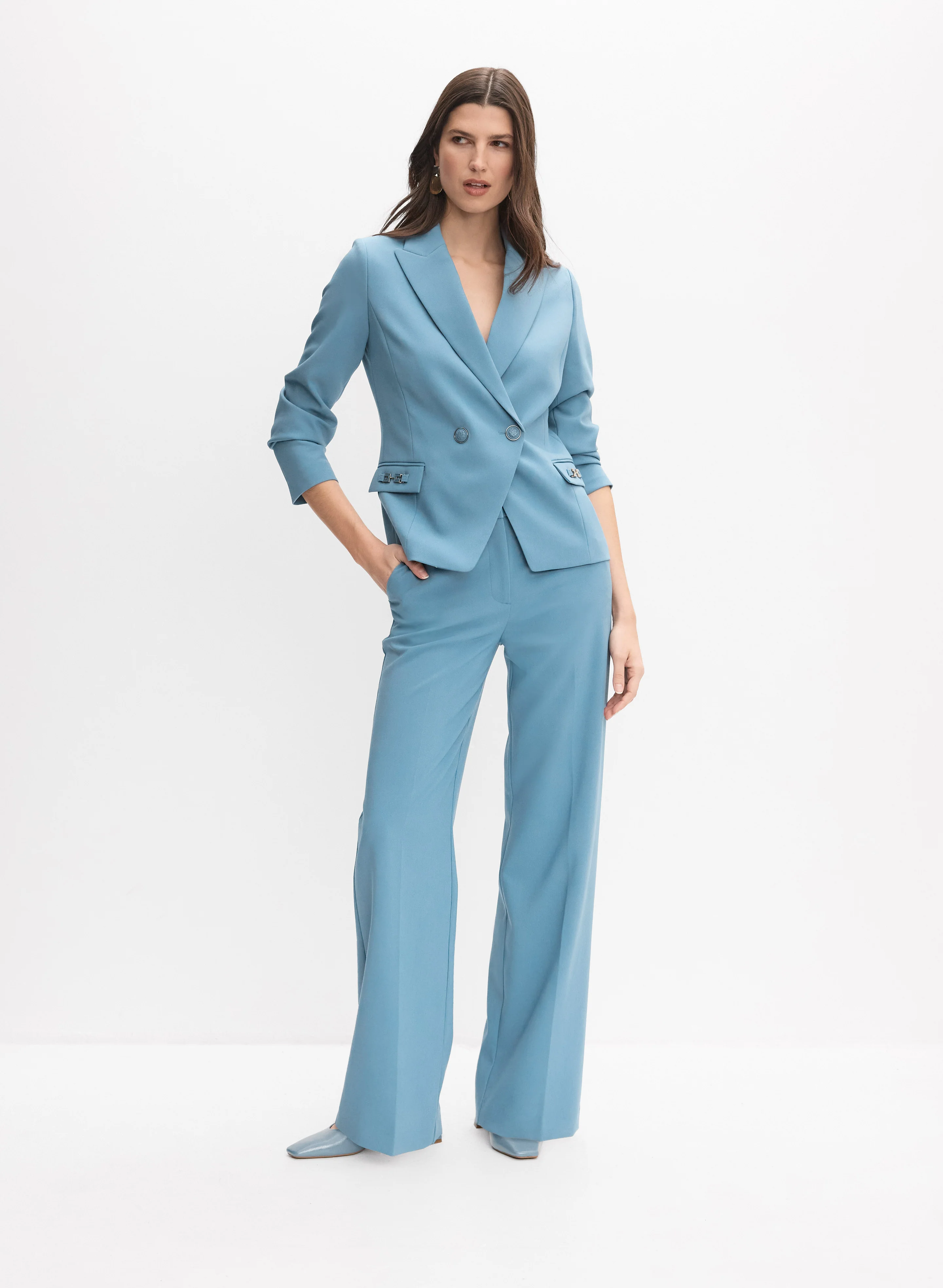 Peaked Lapel Blazer - Image 3