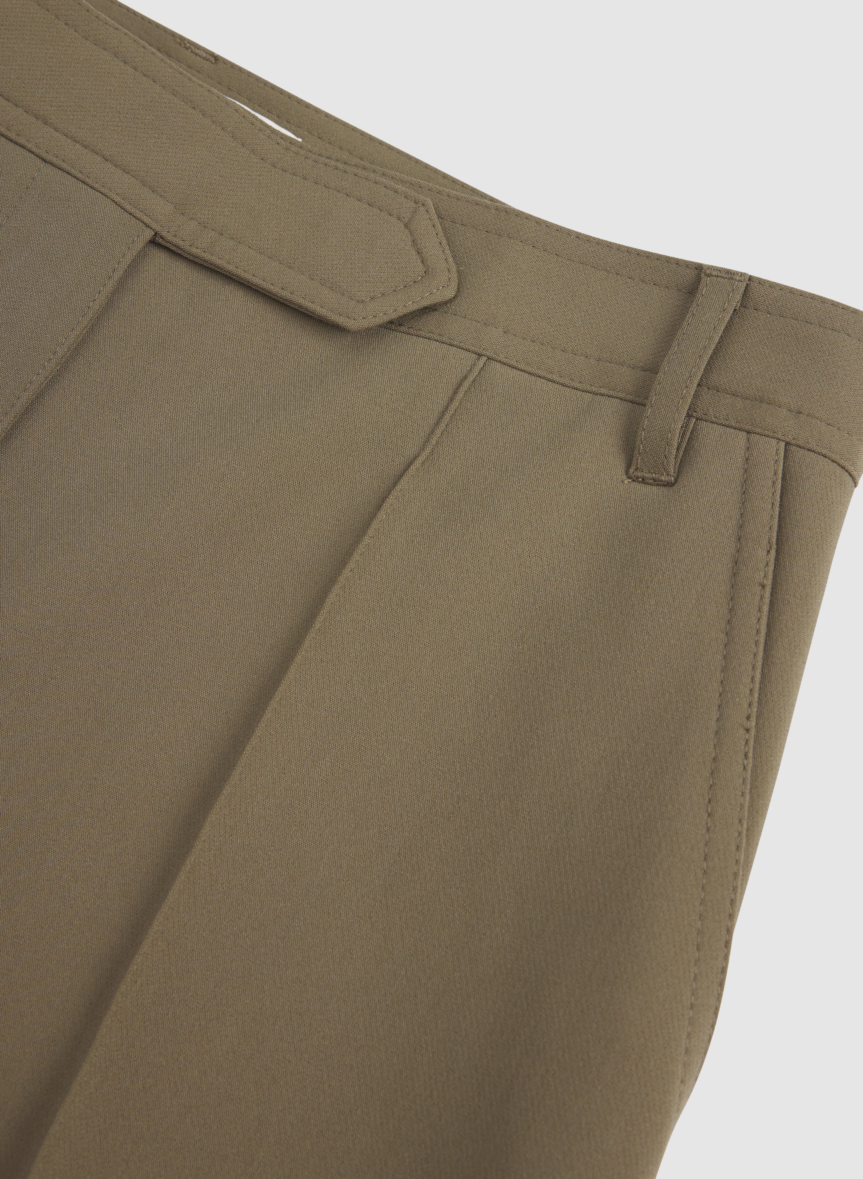 Pinched Seam Wide-Leg Trousers - Image 7