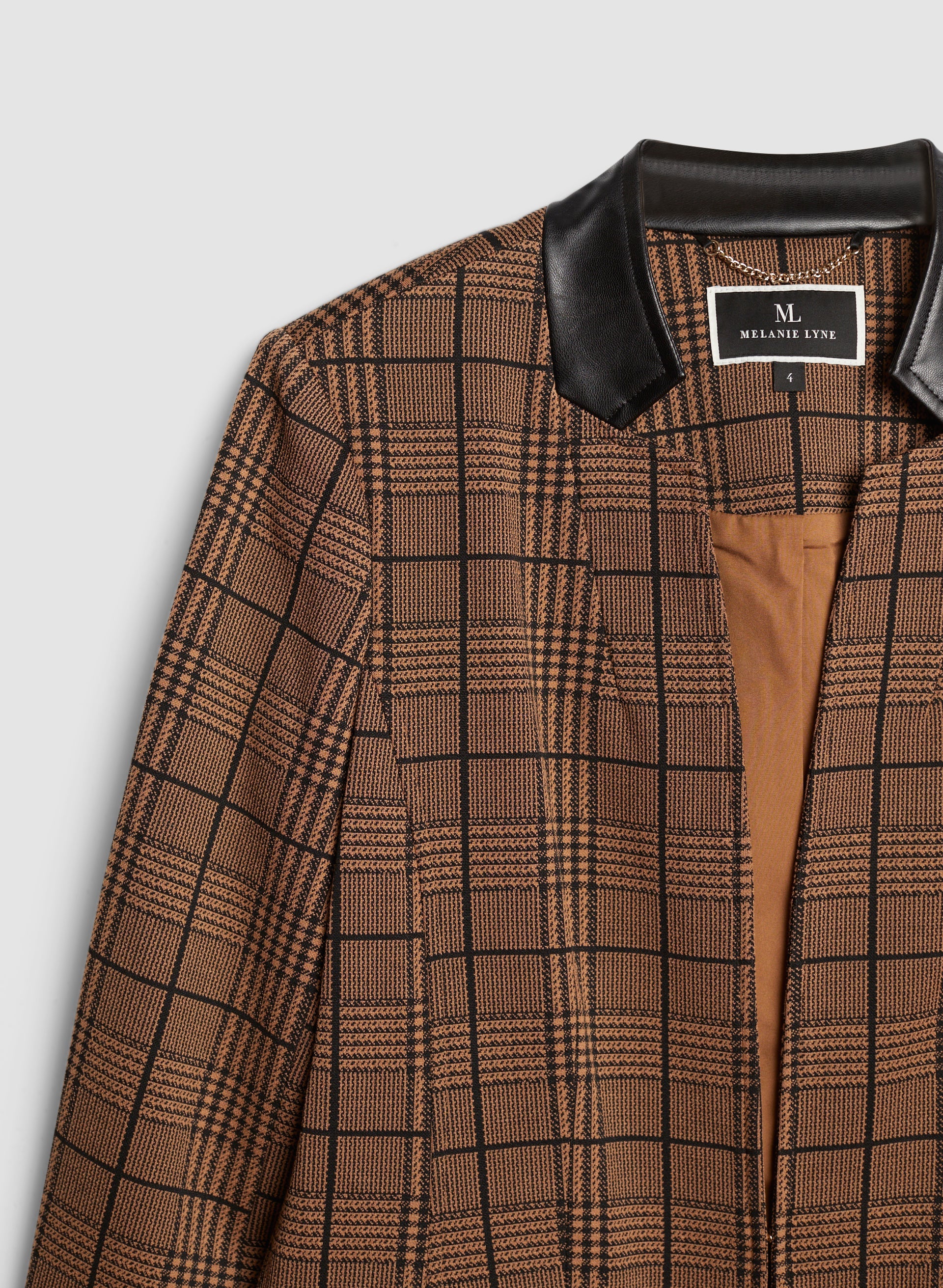 Plaid Redingote Blazer - Image 6