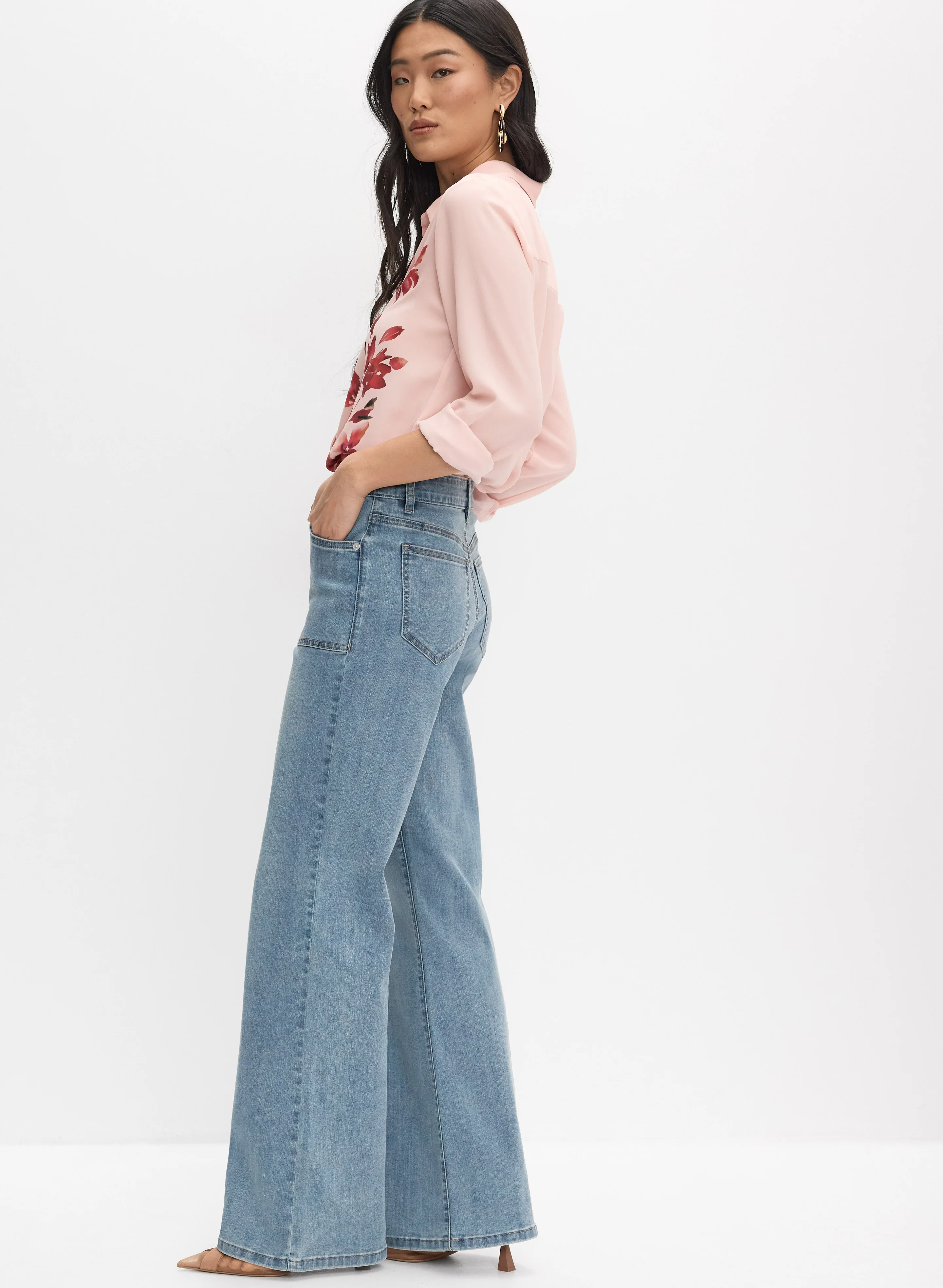 Pocket Detail Trouser Jeans - Image 5