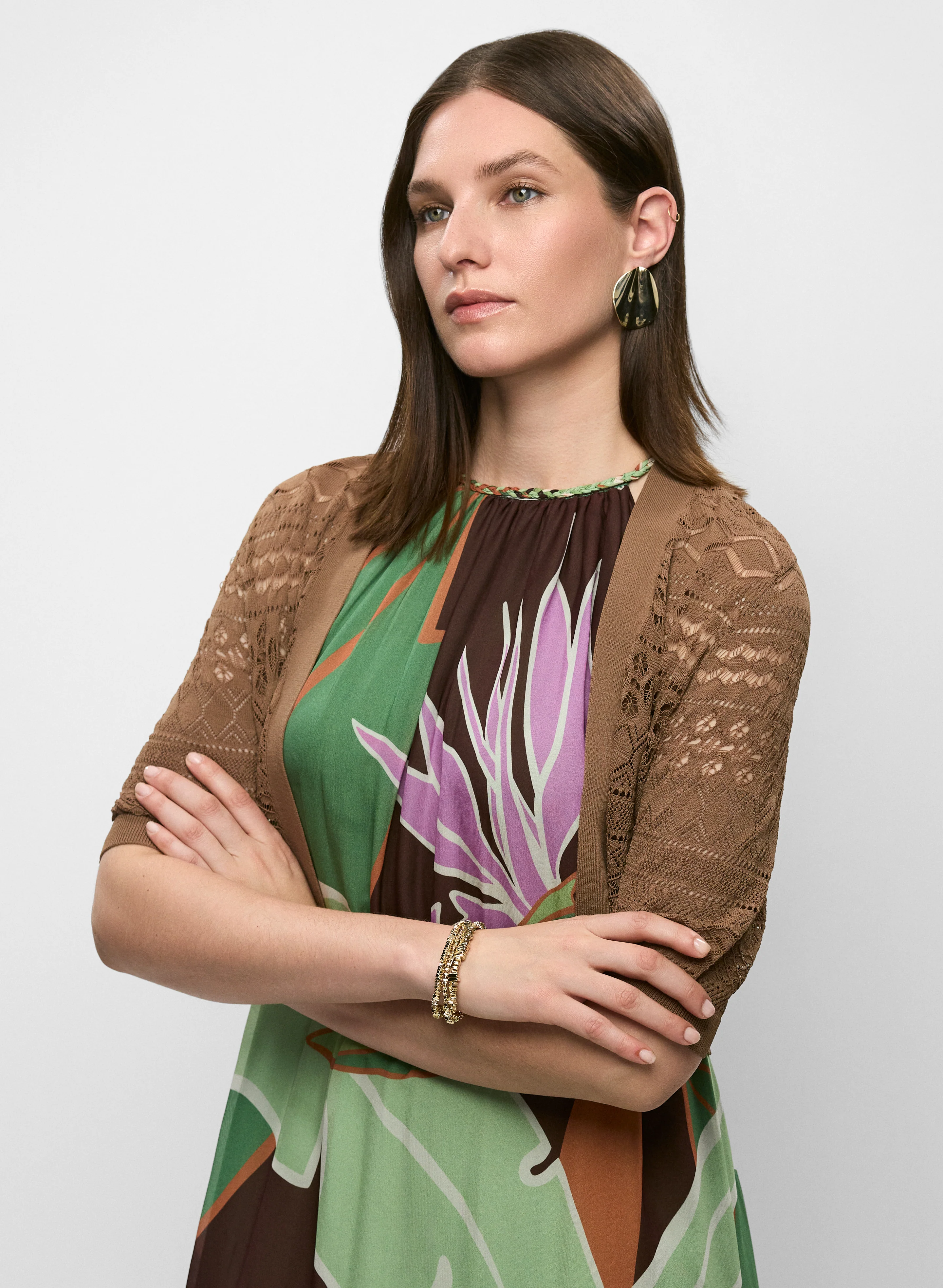 Pointelle Knit Bolero - Image 5