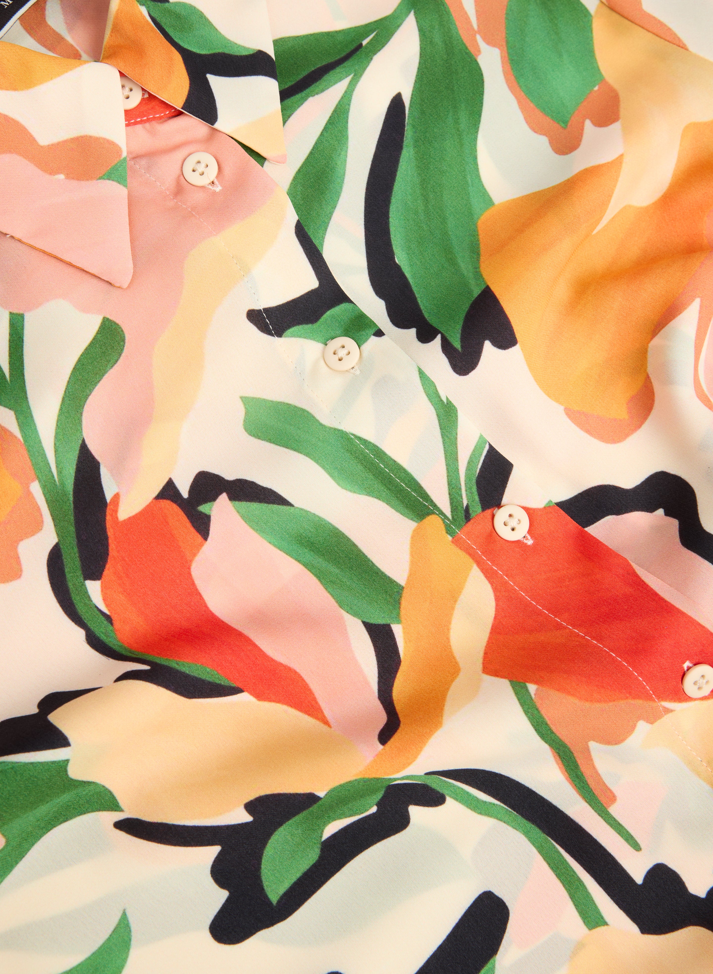 Printed Button-Down Blouse - Image 7