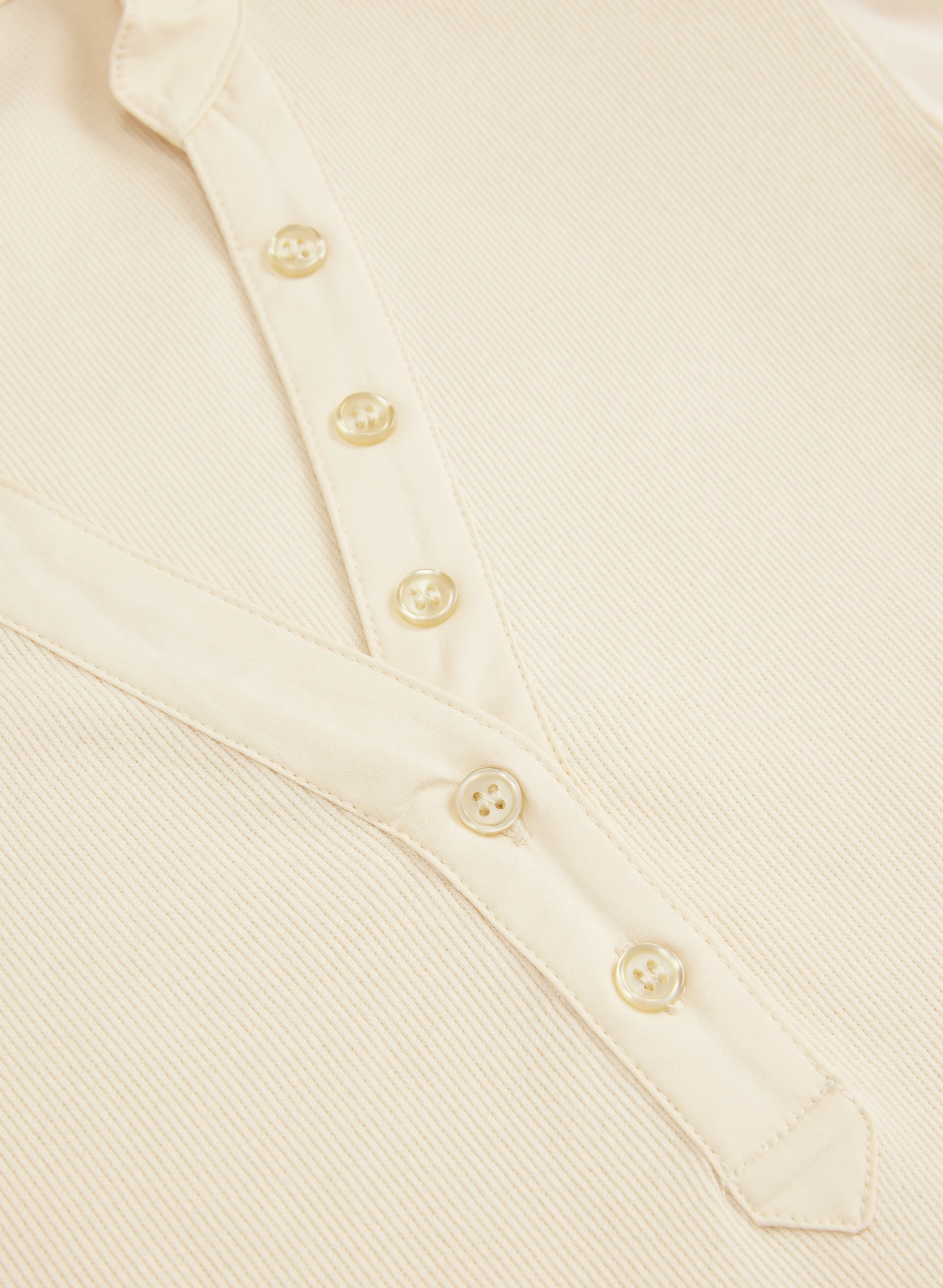 Puff Sleeve Stand Collar Top - Image 7