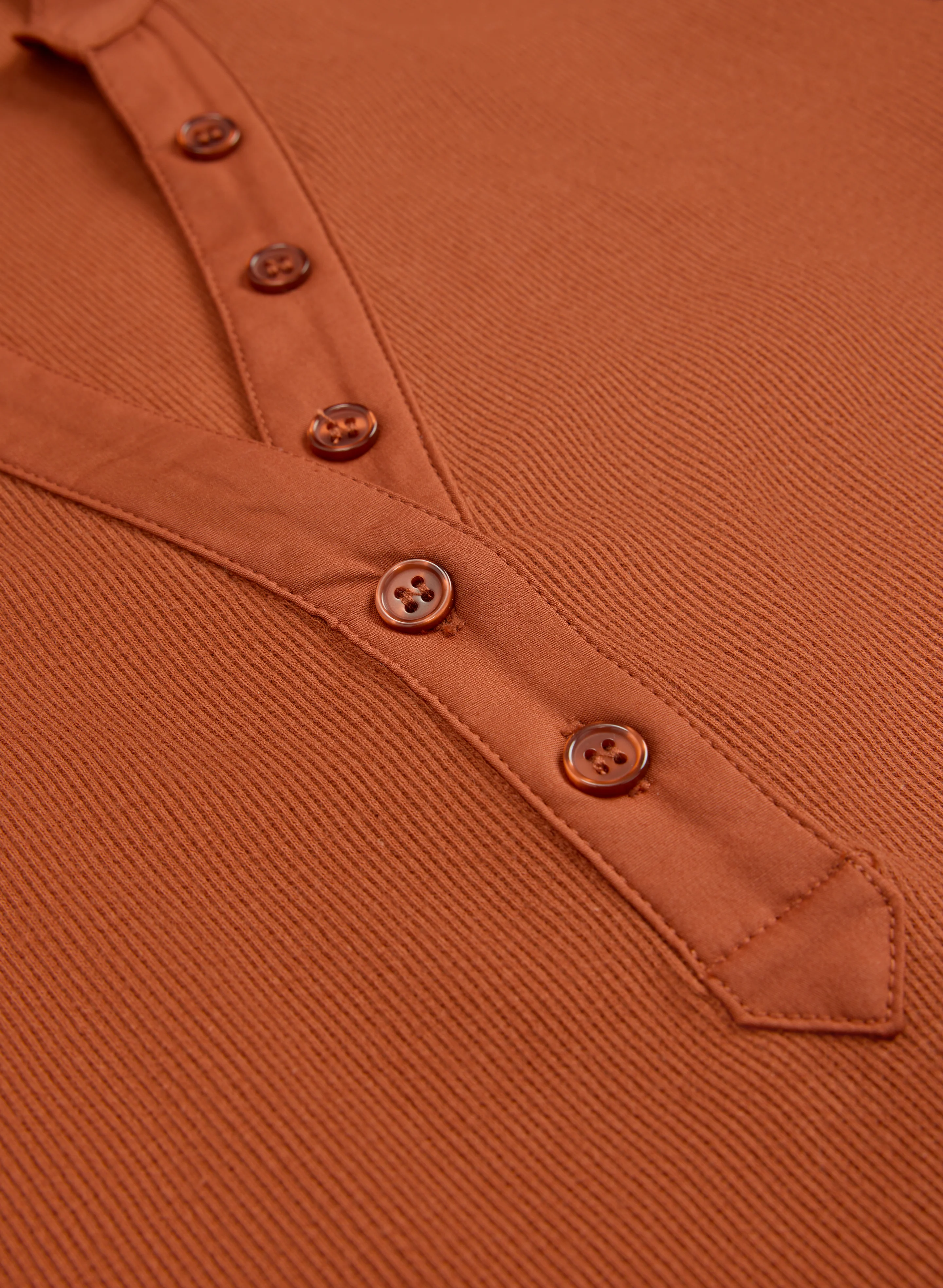 Puff Sleeve Stand Collar Top - Image 7