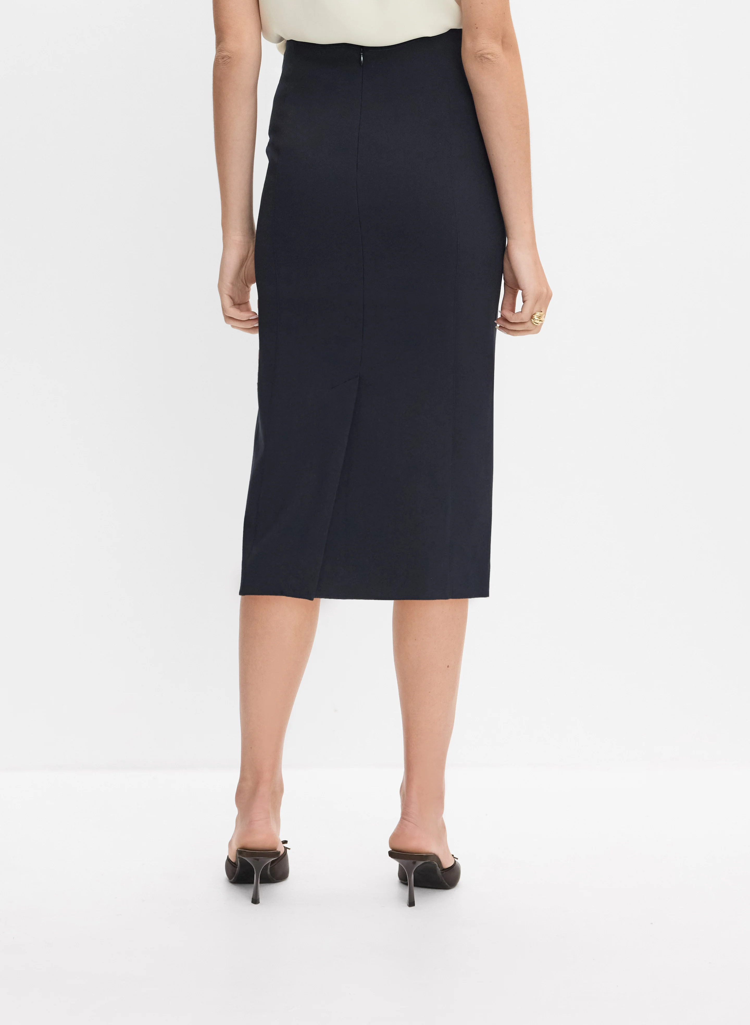 Pull-On Pencil Skirt - Image 2