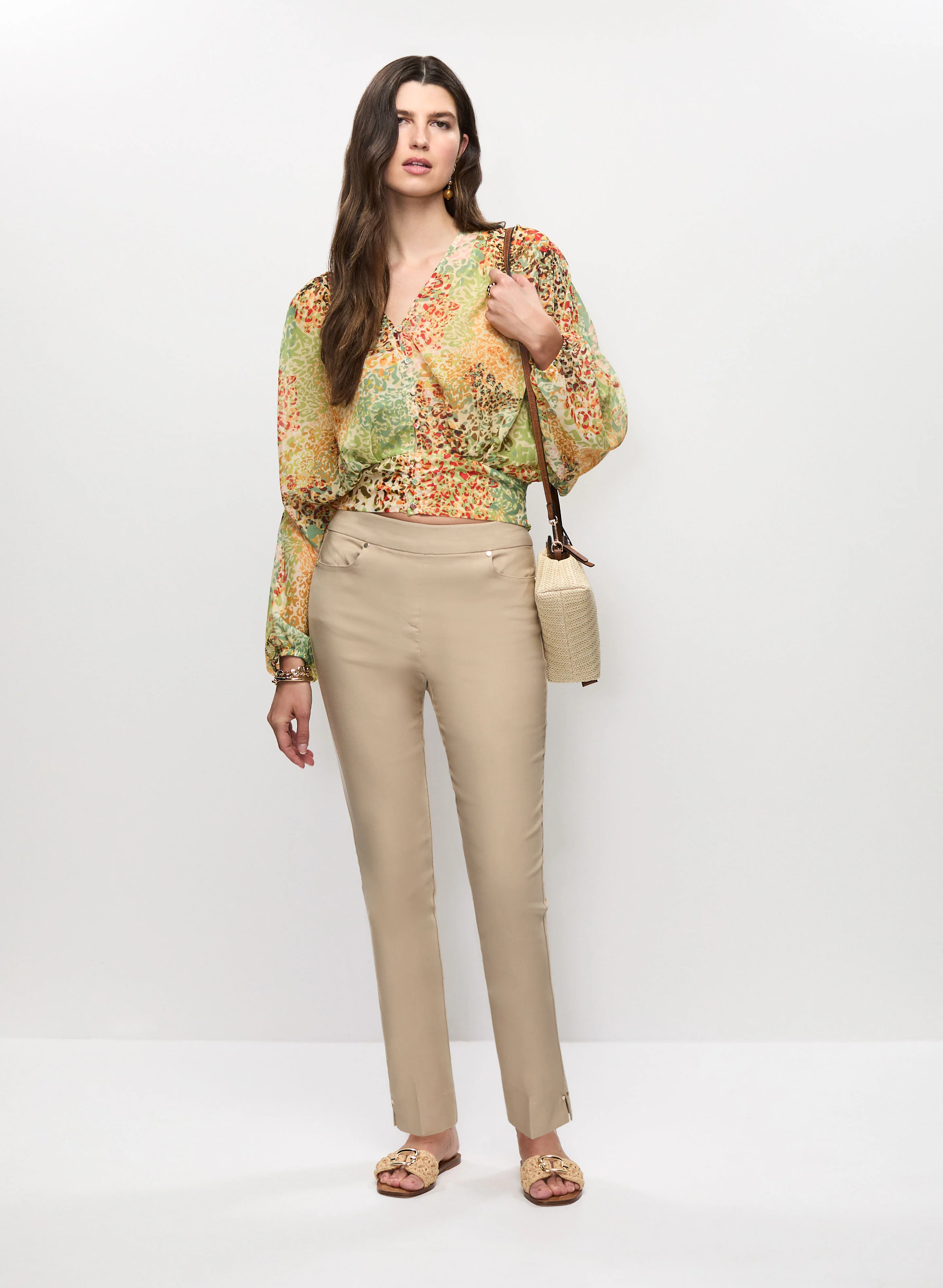 Pull-On Slim Leg Pants - Image 4