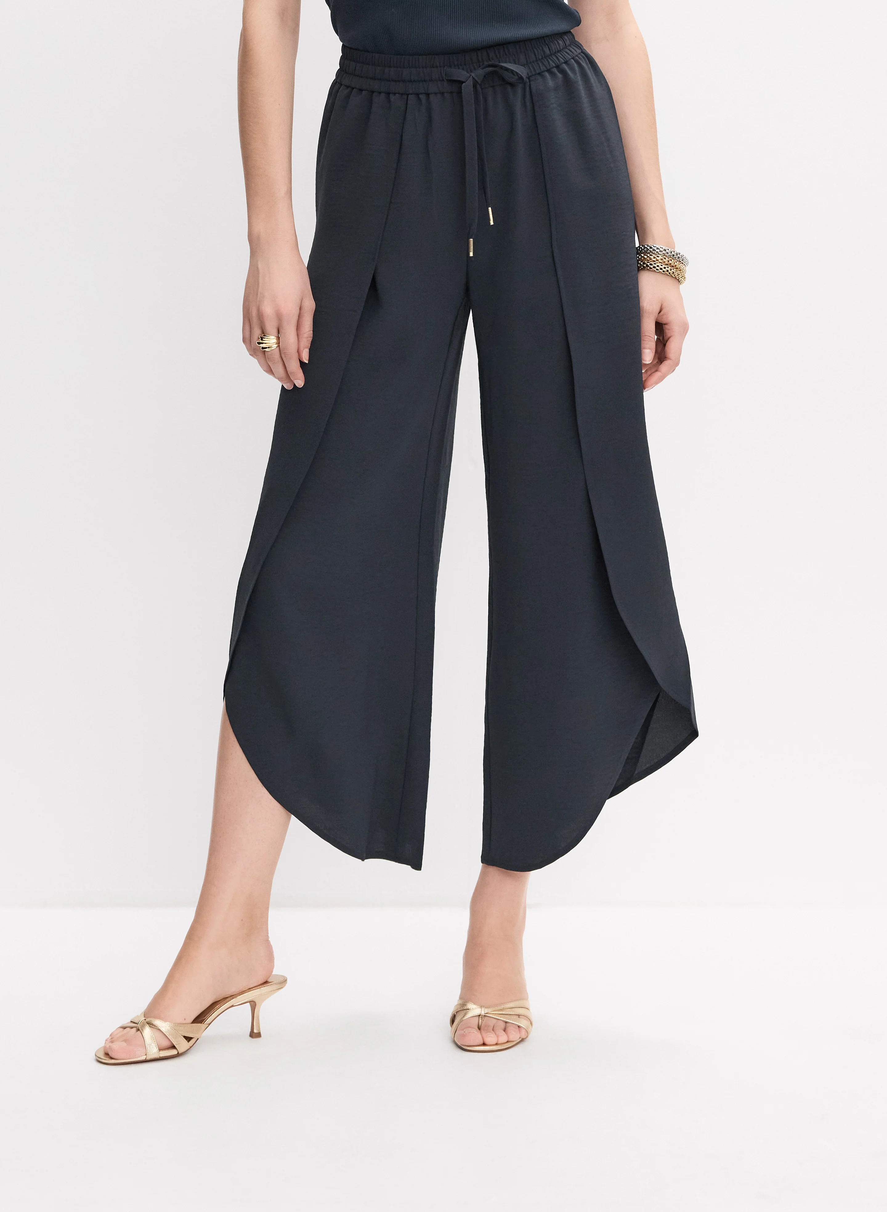 Pull-On Tulip Pants