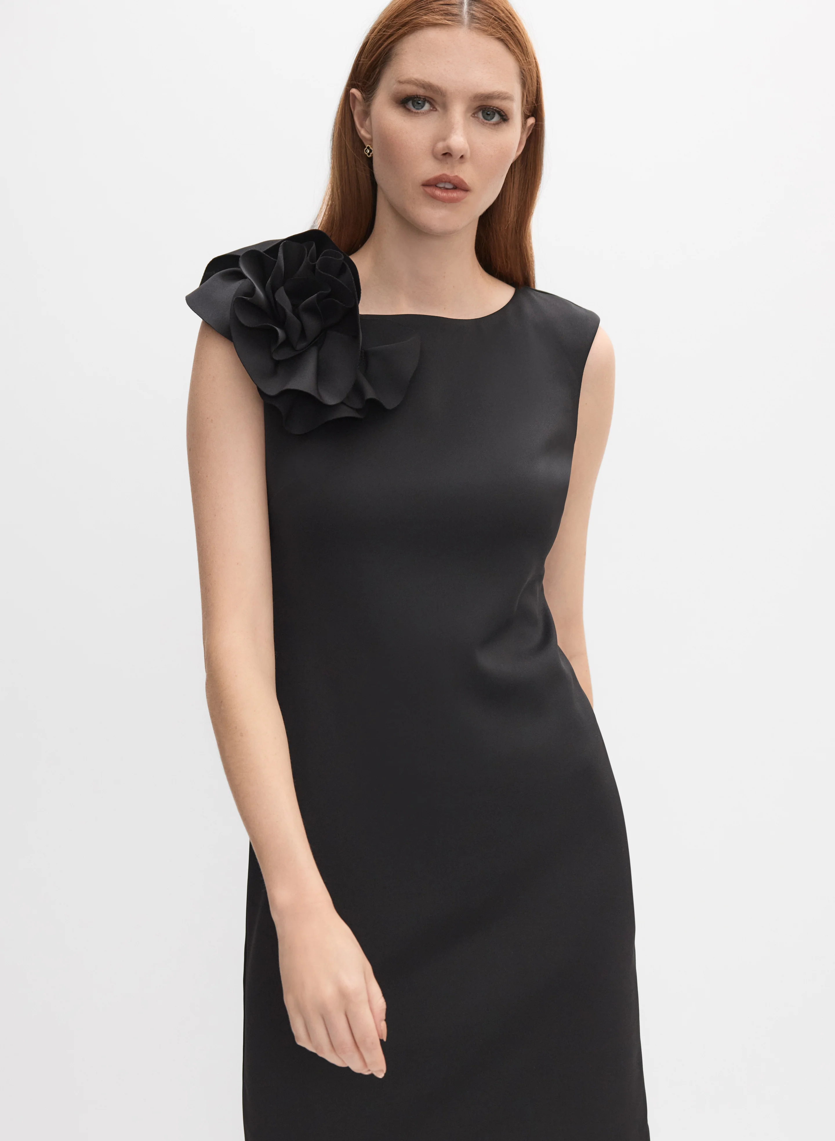 Rosette Embellished Dress - Image 5