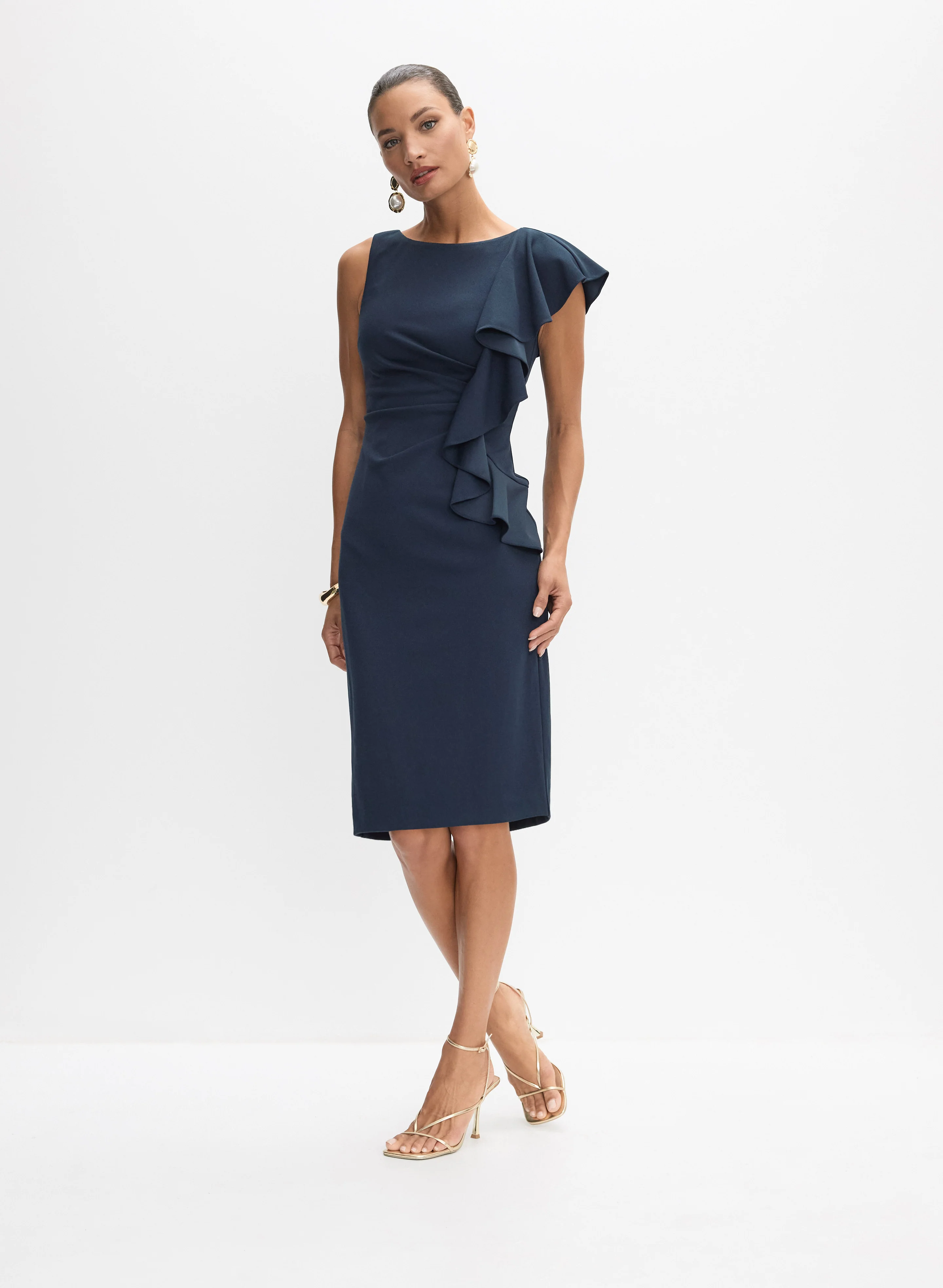 Ruffle Detail Dress