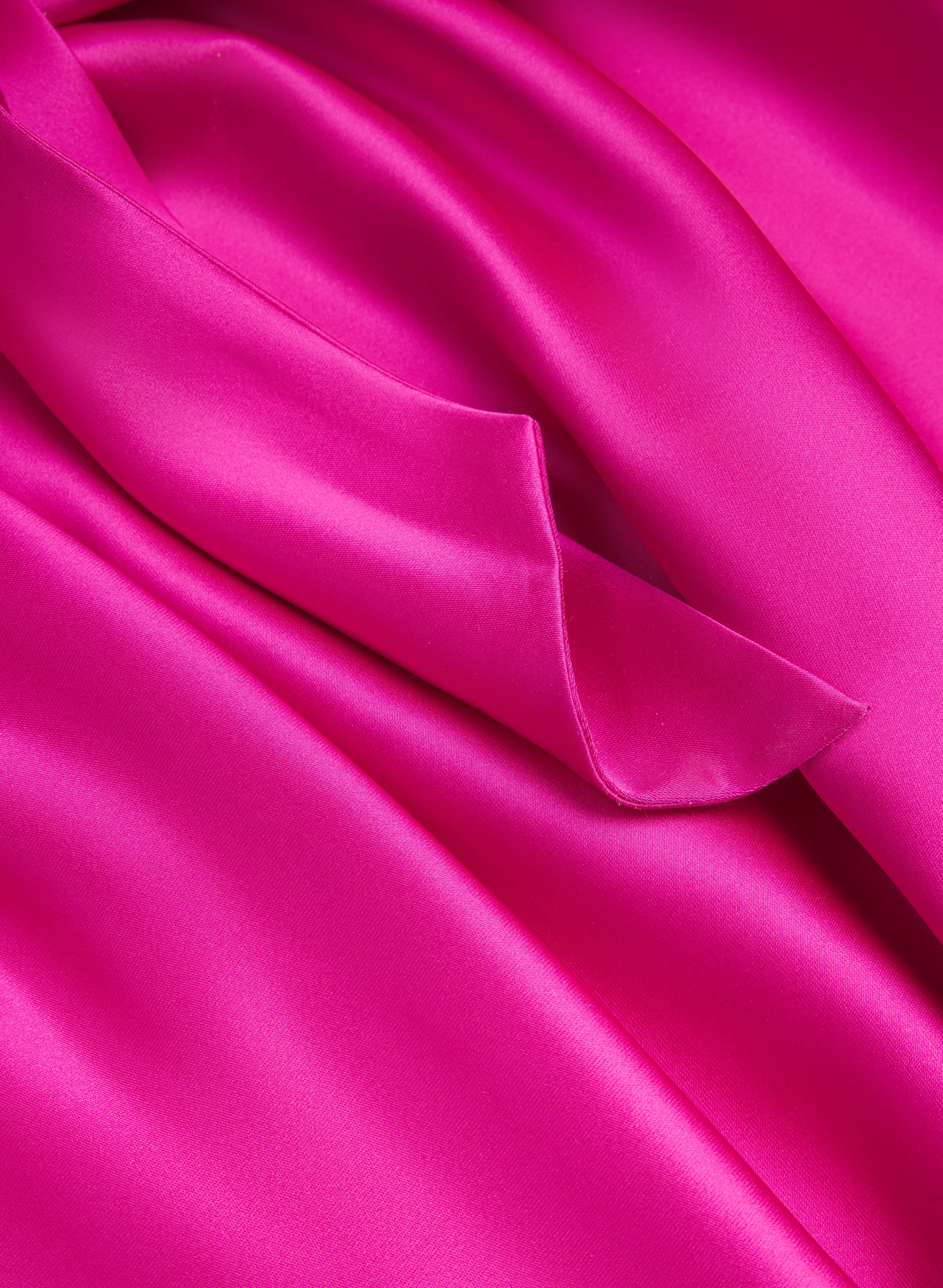 Satin Cowl Neck Dress - Image 7