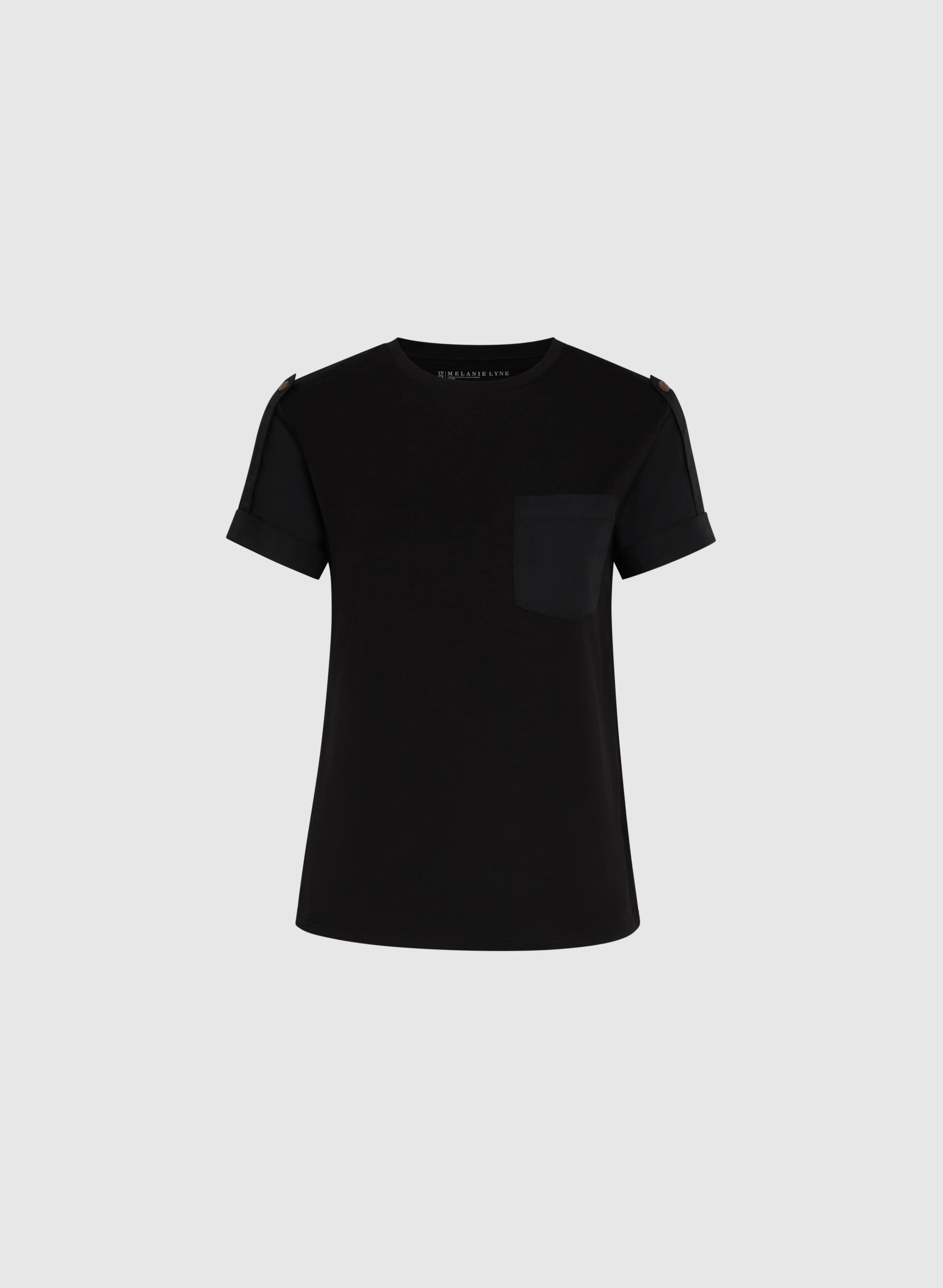 Satin Detail T-Shirt - Image 6