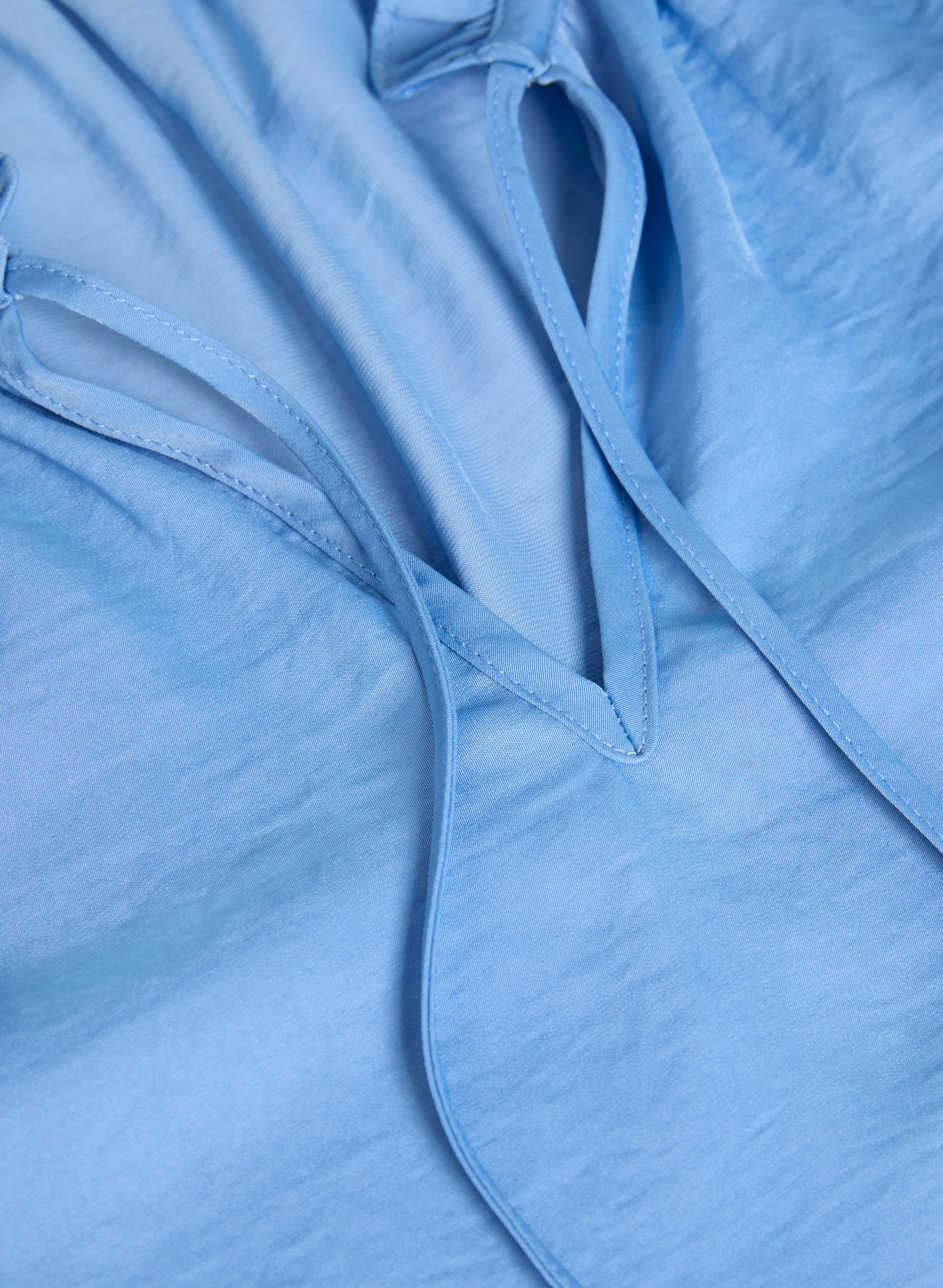 Satin Ruffle Blouse - Image 6