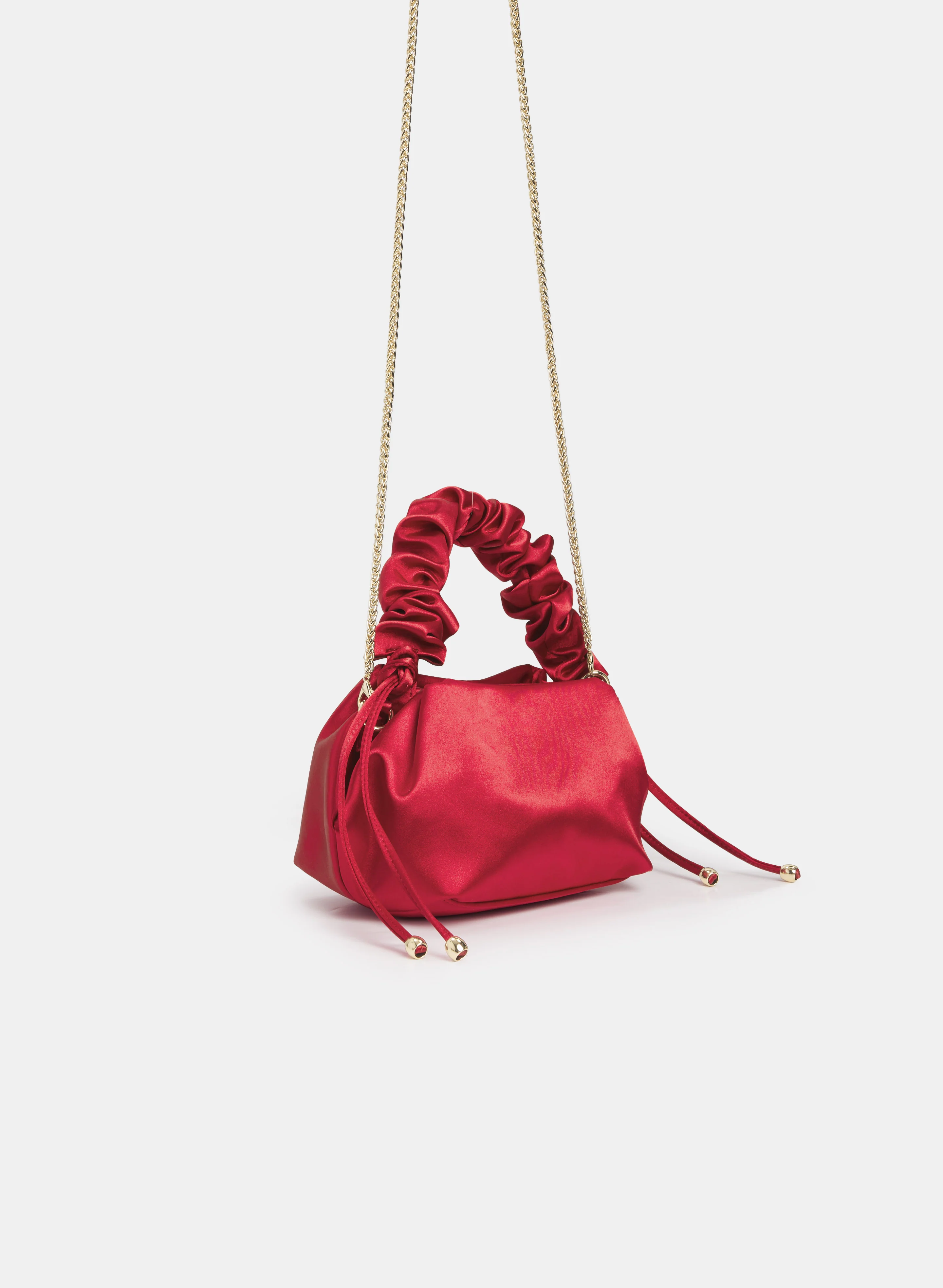Satin Top Handle Clutch - Image 3