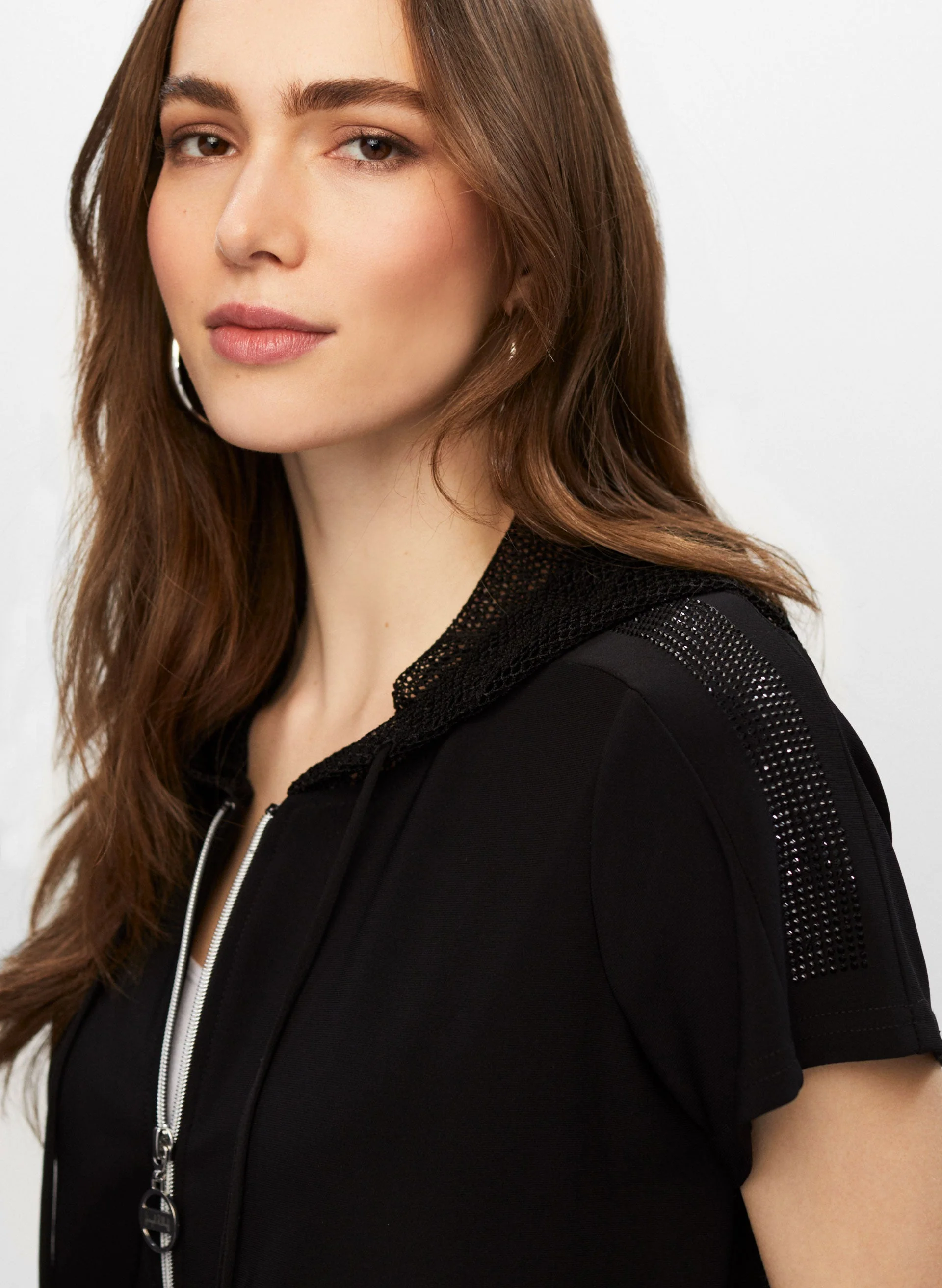 Sequin Detail Hooded Sweater - Image 4