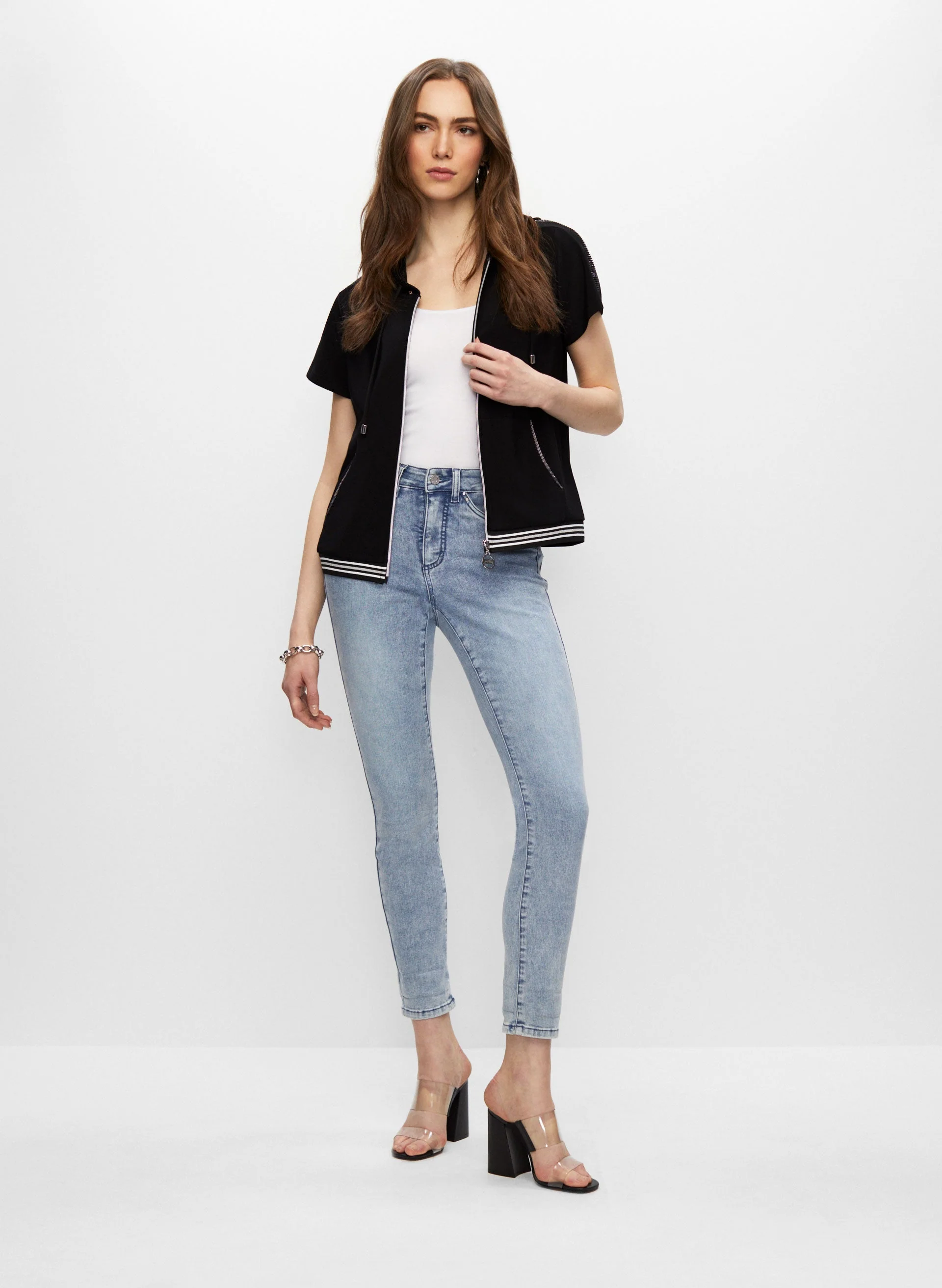 Sequin Detail Hooded Sweater - Image 5