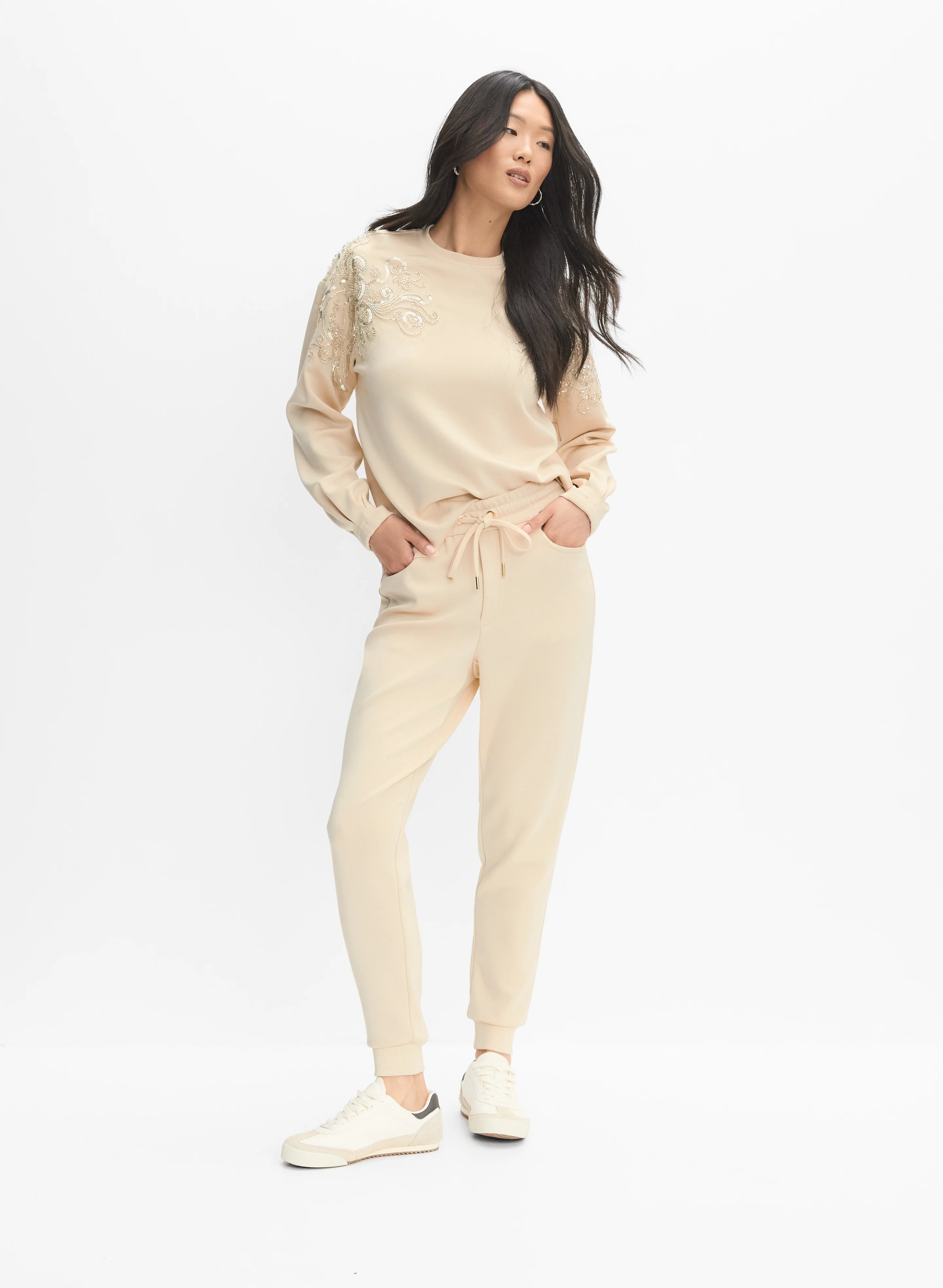 Sequin Embellished Sweatshirt - Image 3