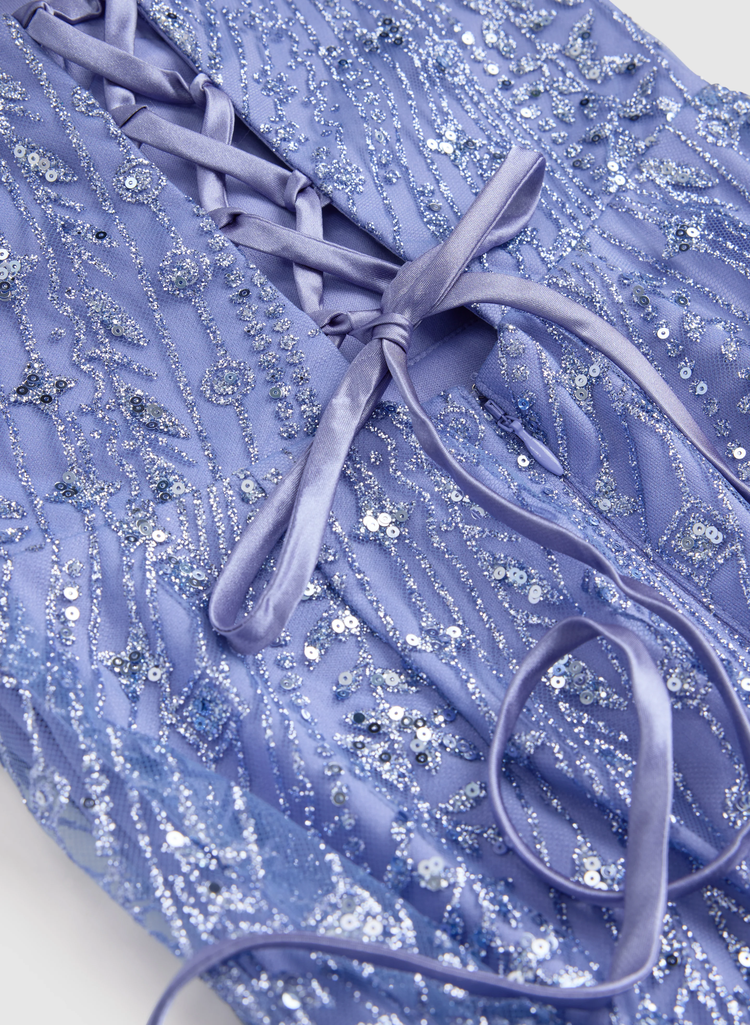Sequin Fitted Dress - Image 6
