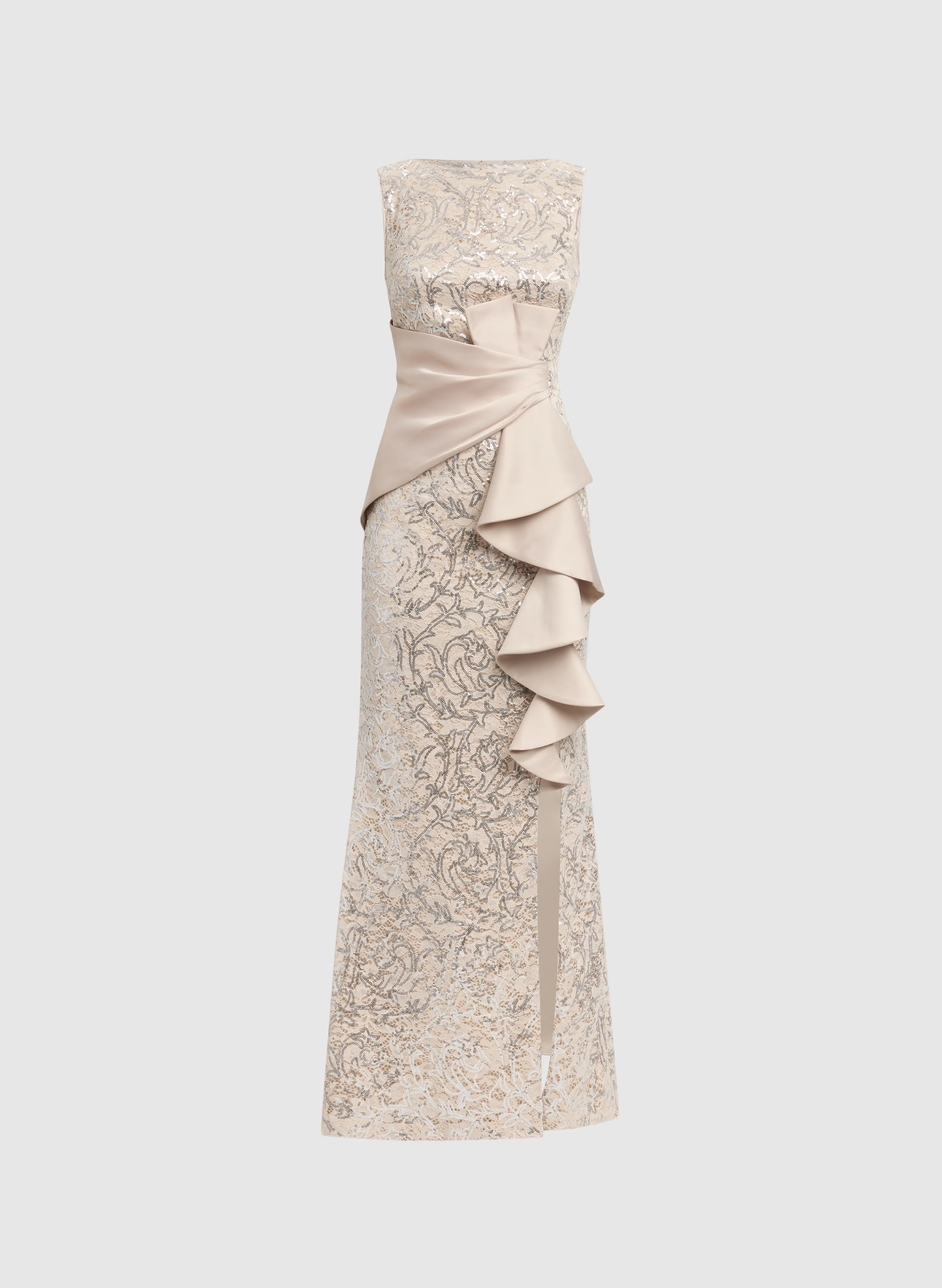 Sequin Ruffle Detail Dress - Image 5