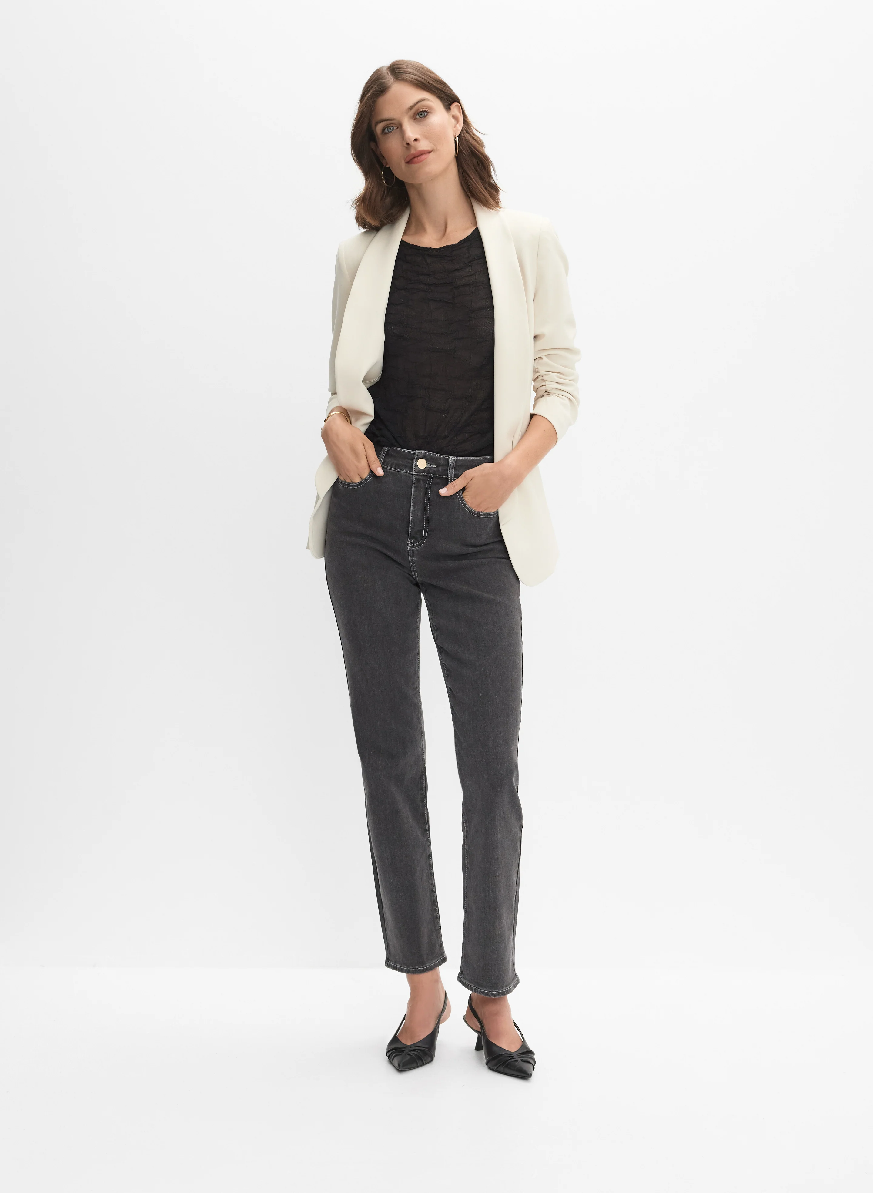 Shawl Collar Blazer - Image 3